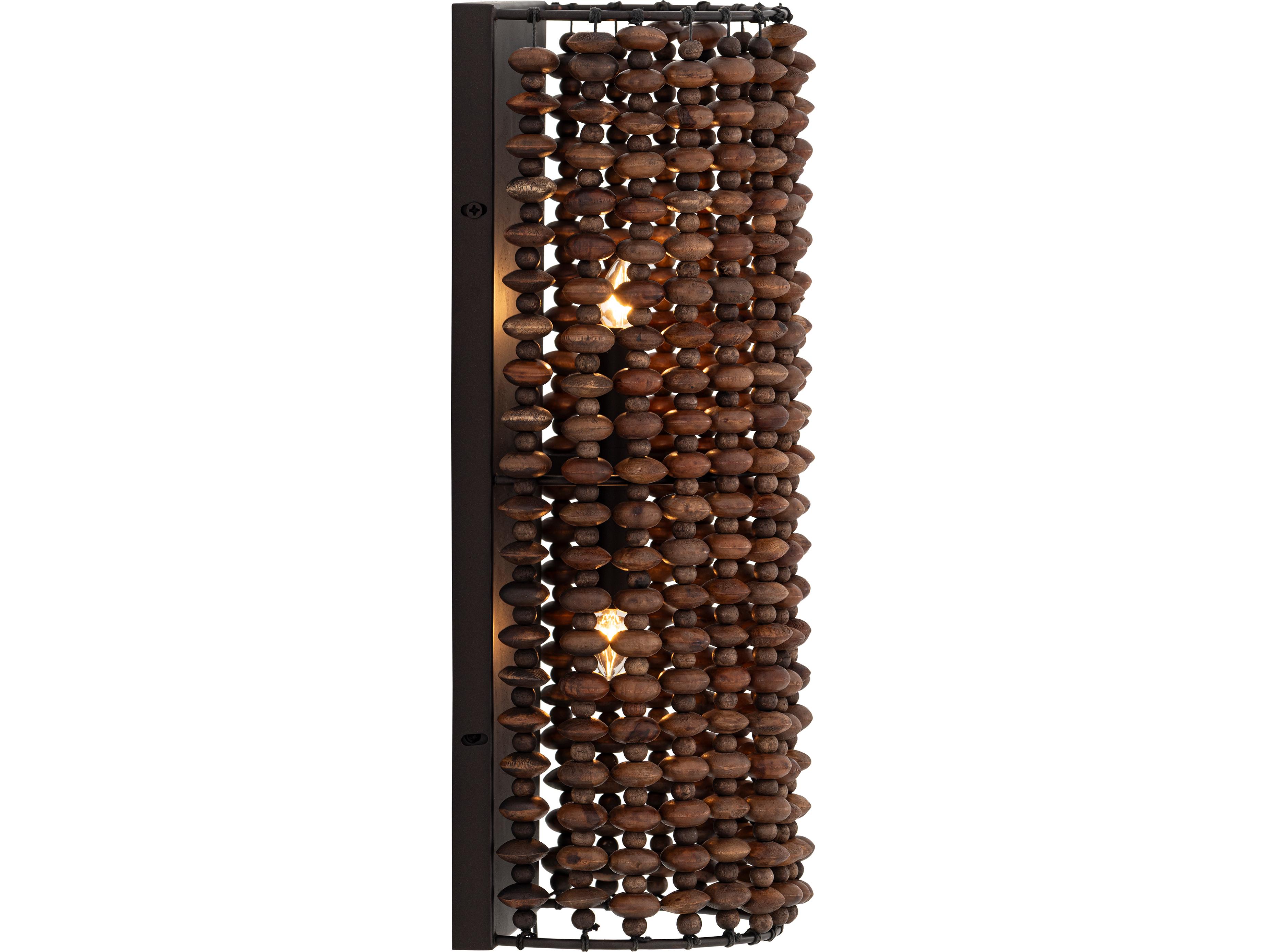 Minka Lavery Beaudelle 2-Light Dark Bronze Wall Sconce