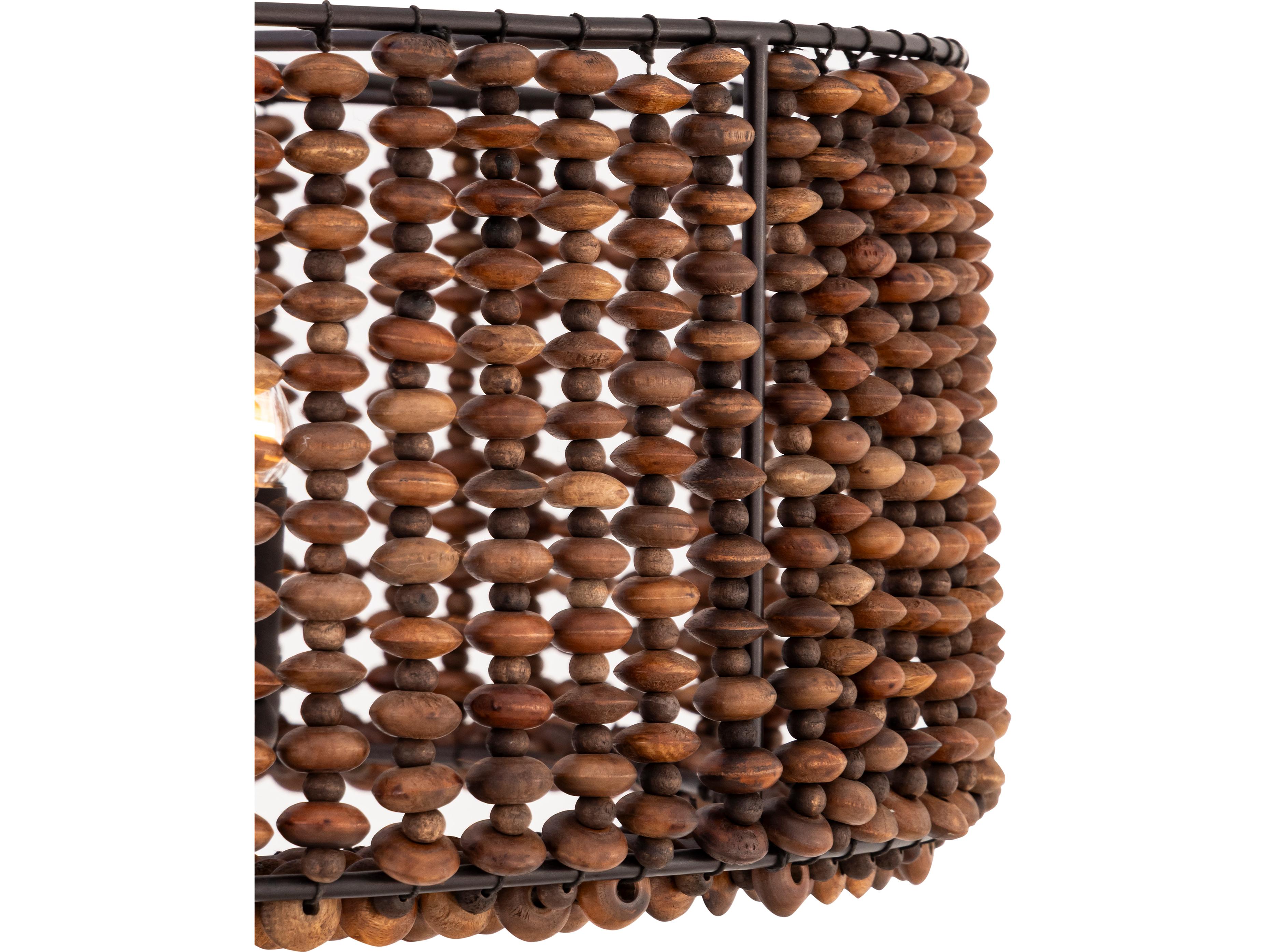 Minka Lavery Beaudelle 4-Light Dark Bronze Drum Pendant