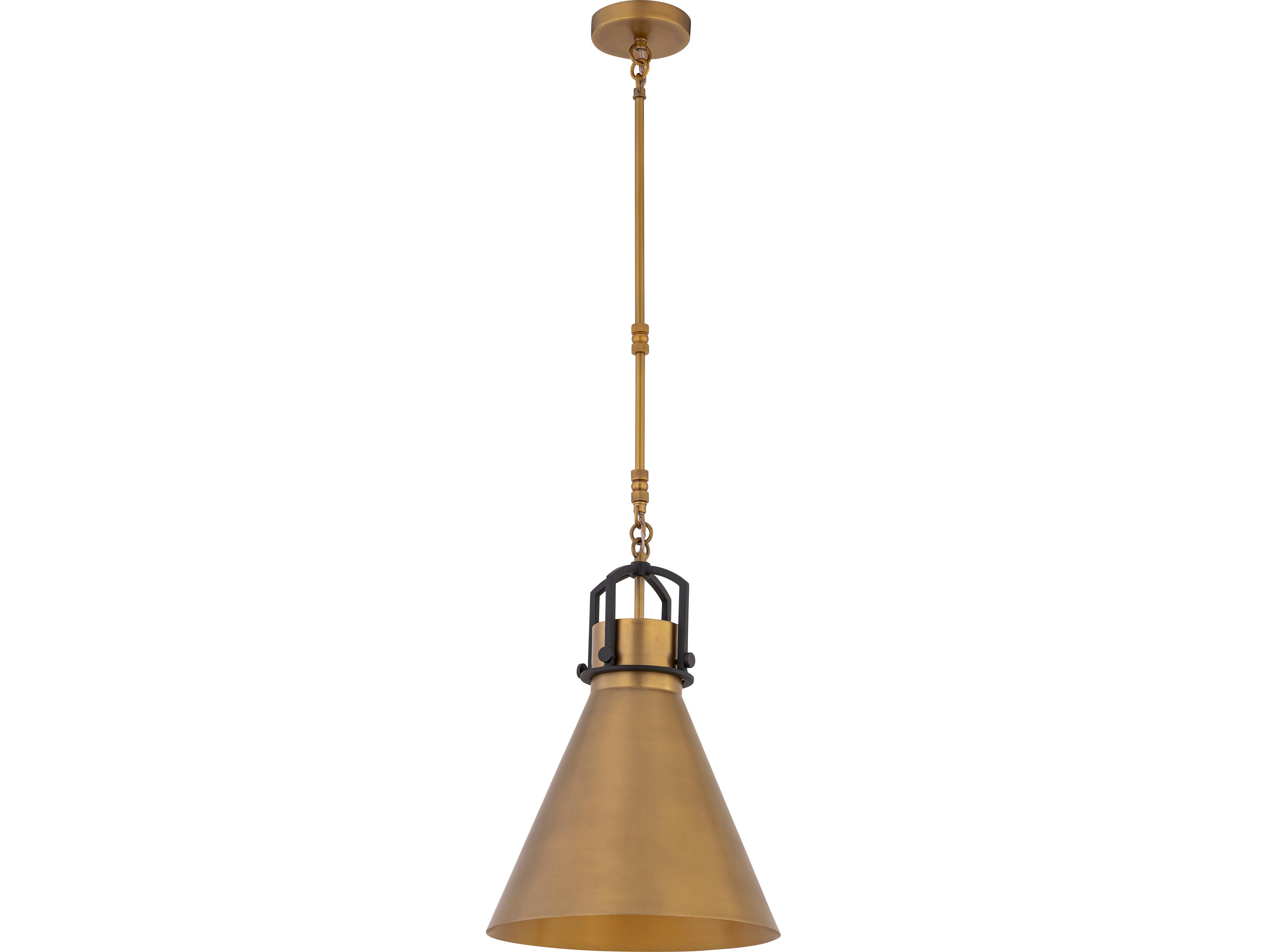 Minka Lavery Fenric 1-Light Legacy Brass Pendant