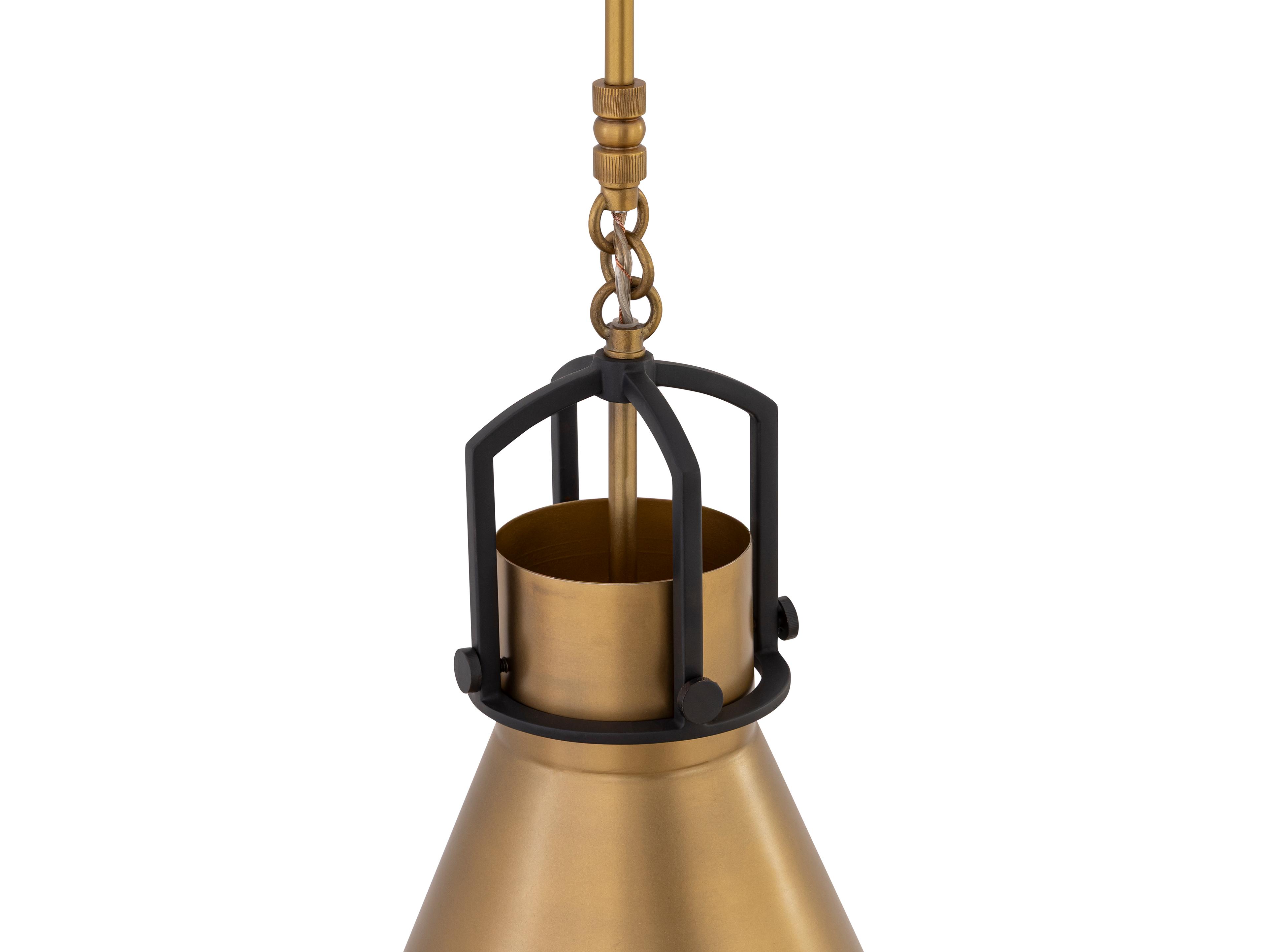 Minka Lavery Fenric 1-Light Legacy Brass Pendant