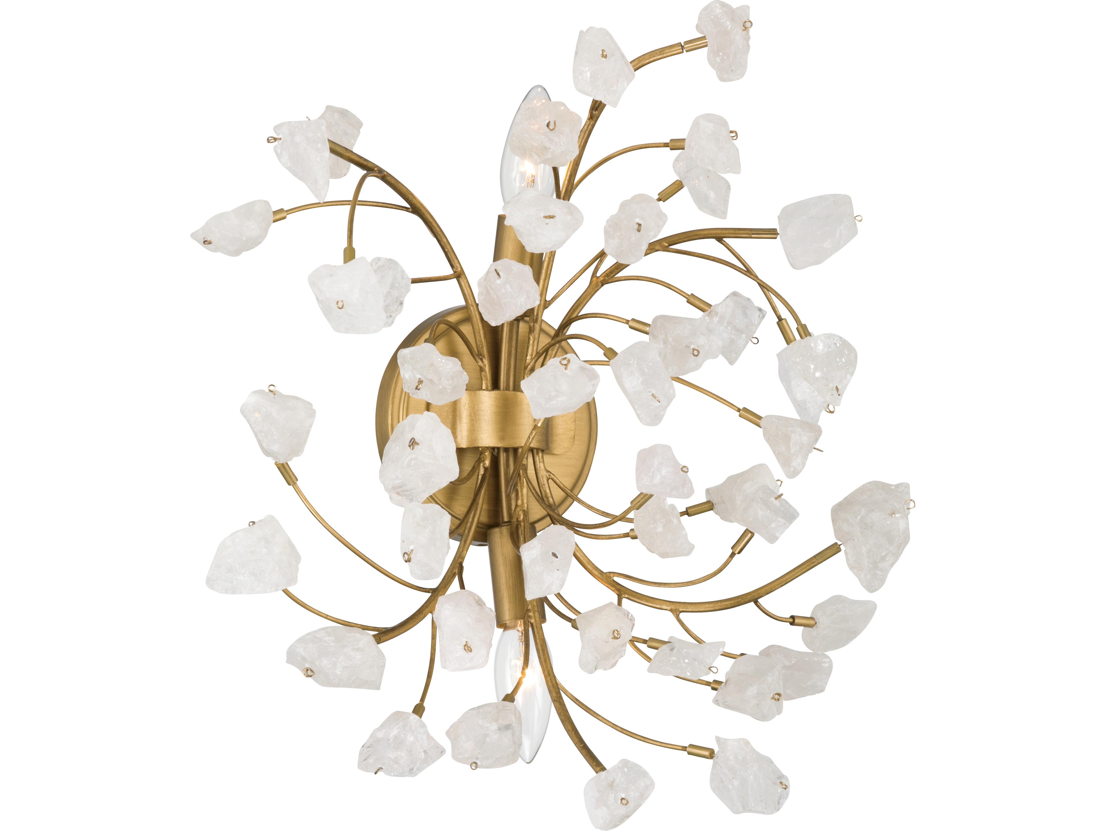 Minka Lavery Ramus 2-Light Painted Legacy Brass Wall Sconce