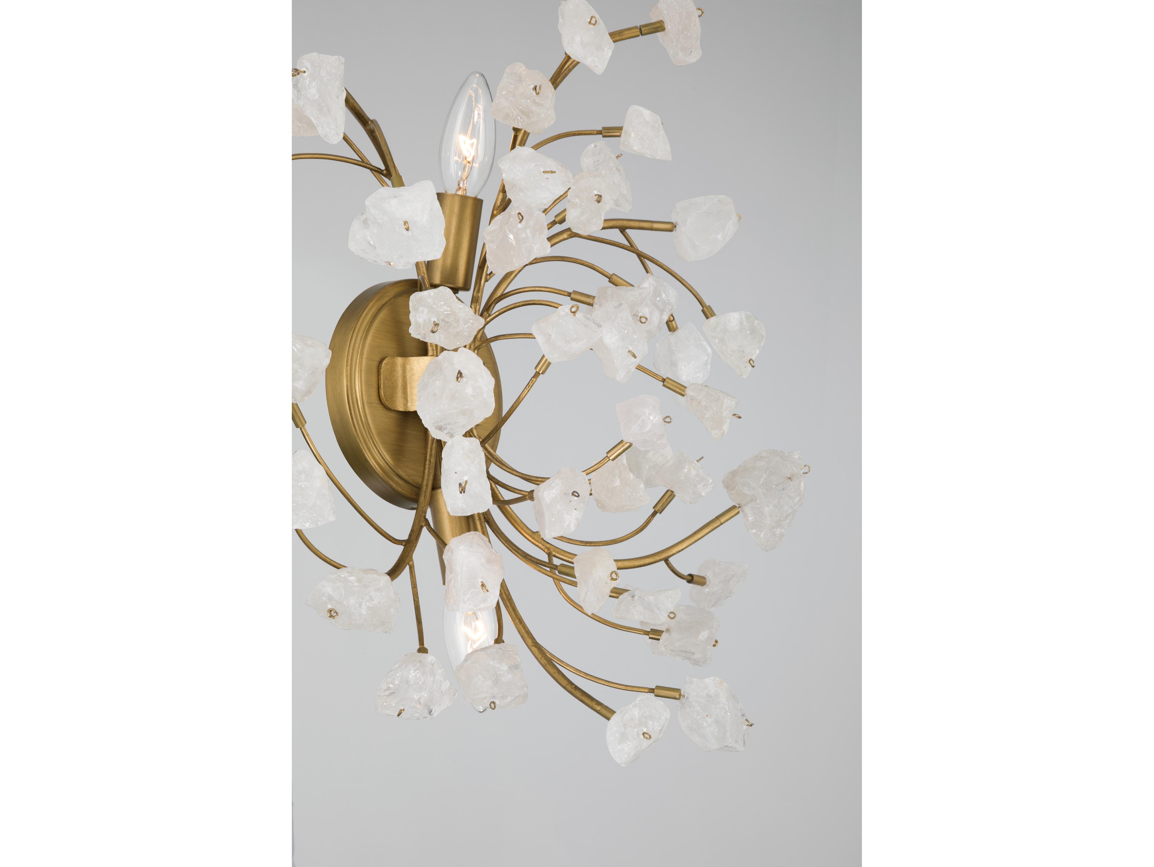 Minka Lavery Ramus 2-Light Painted Legacy Brass Wall Sconce