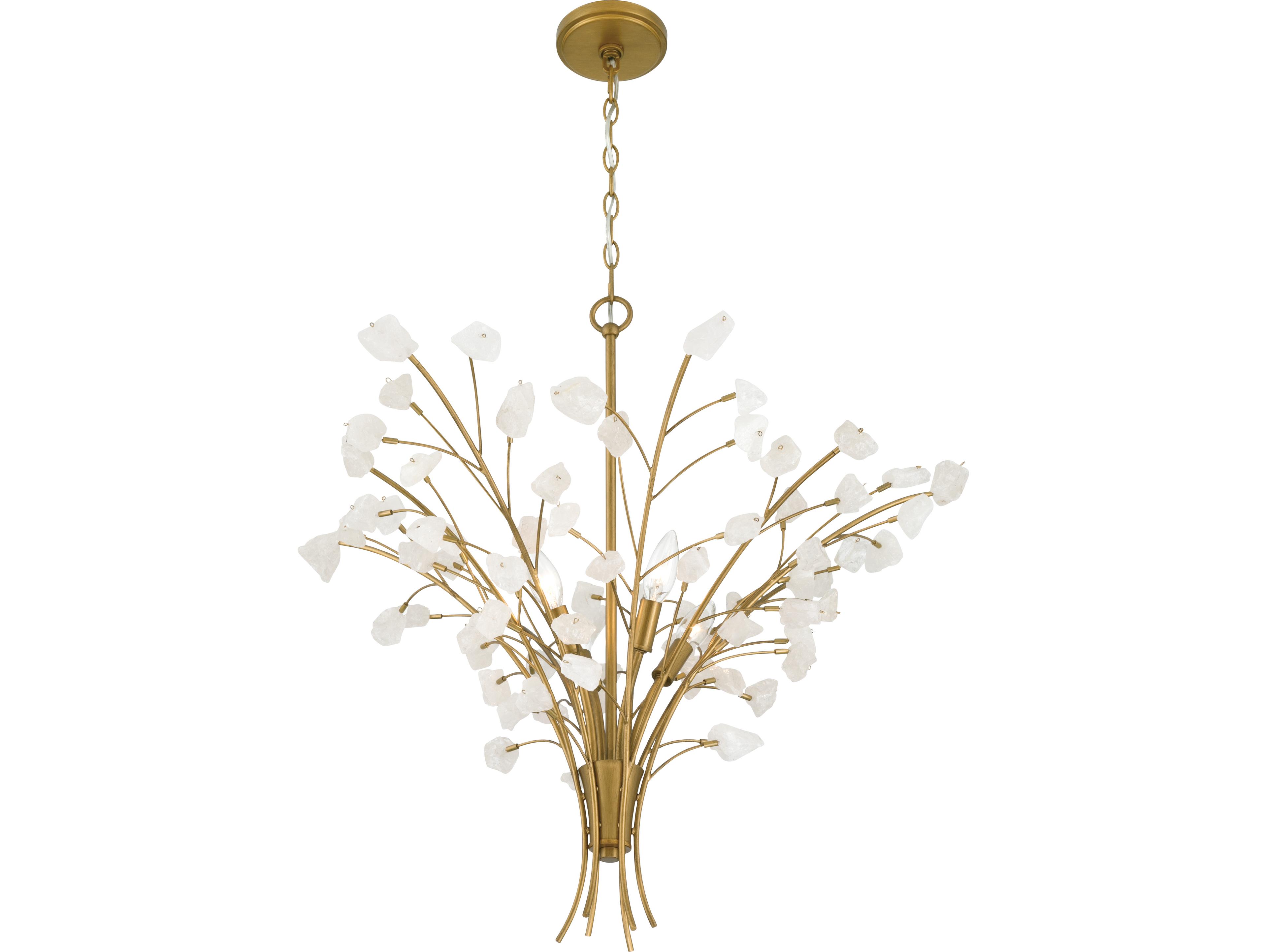 Minka Lavery Ramus 4-Light Painted Legacy Brass Chandelier
