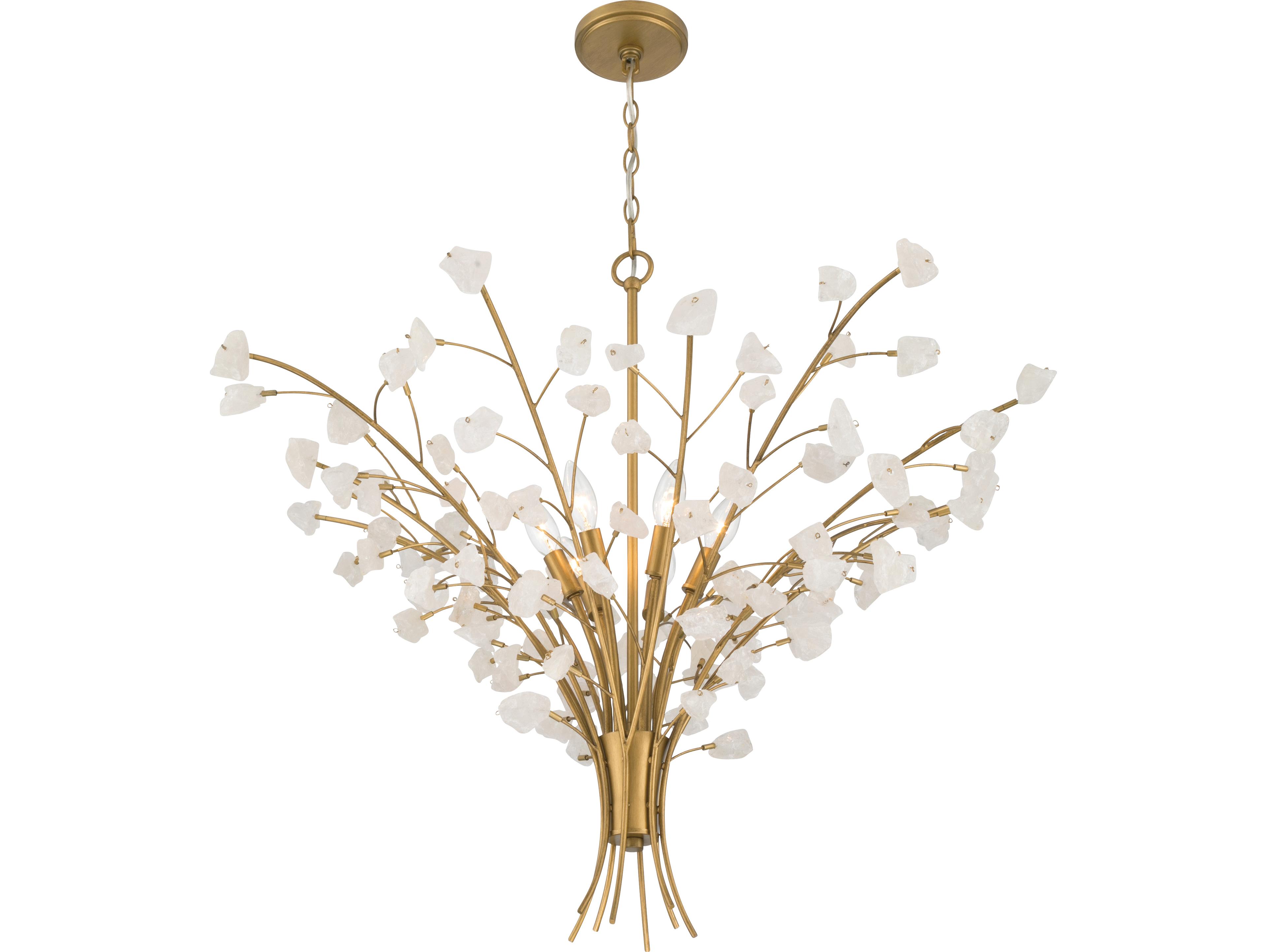 Minka Lavery Ramus 6-Light Painted Legacy Brass Chandelier