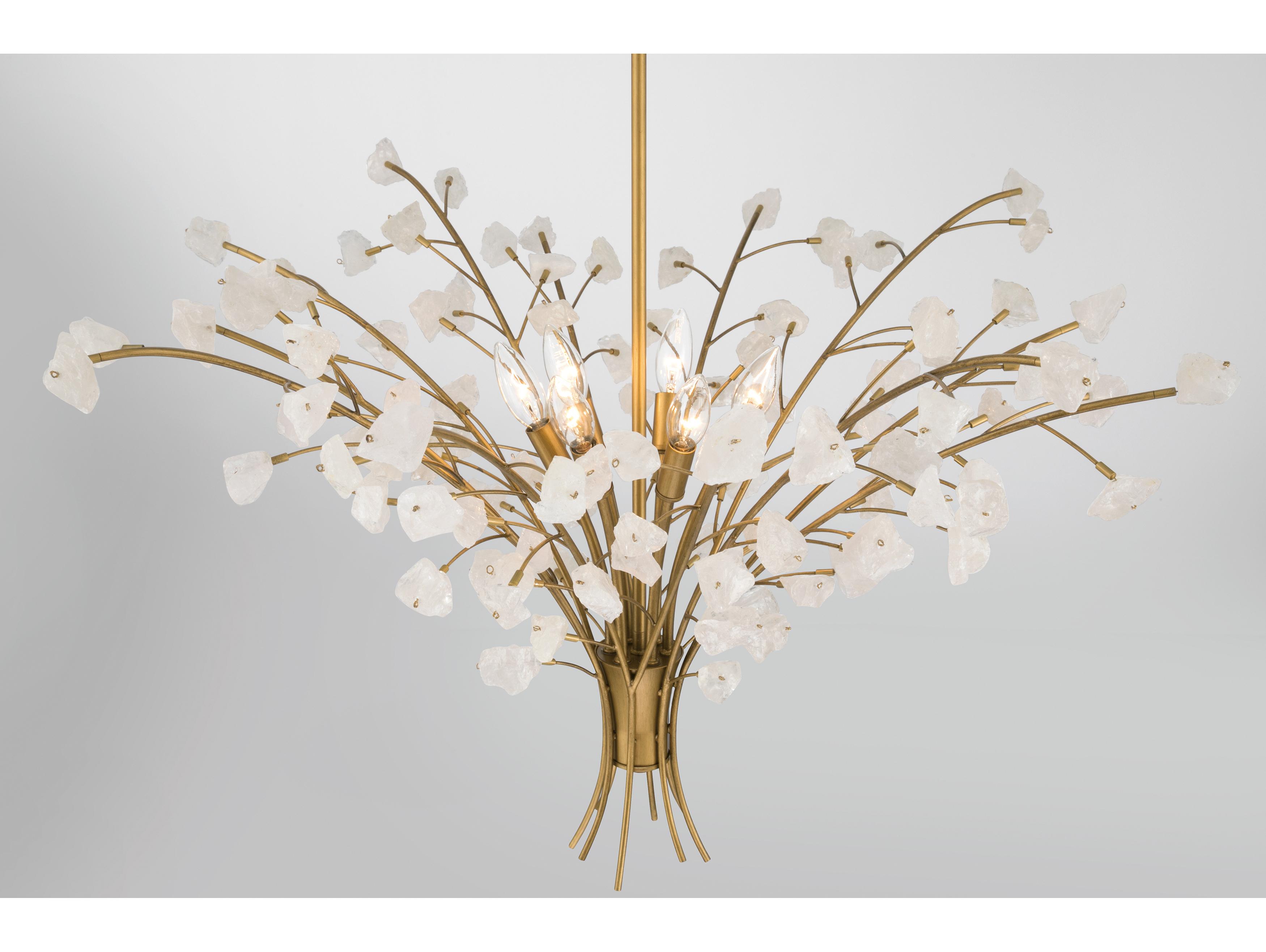 Minka Lavery Ramus 6-Light Painted Legacy Brass Chandelier