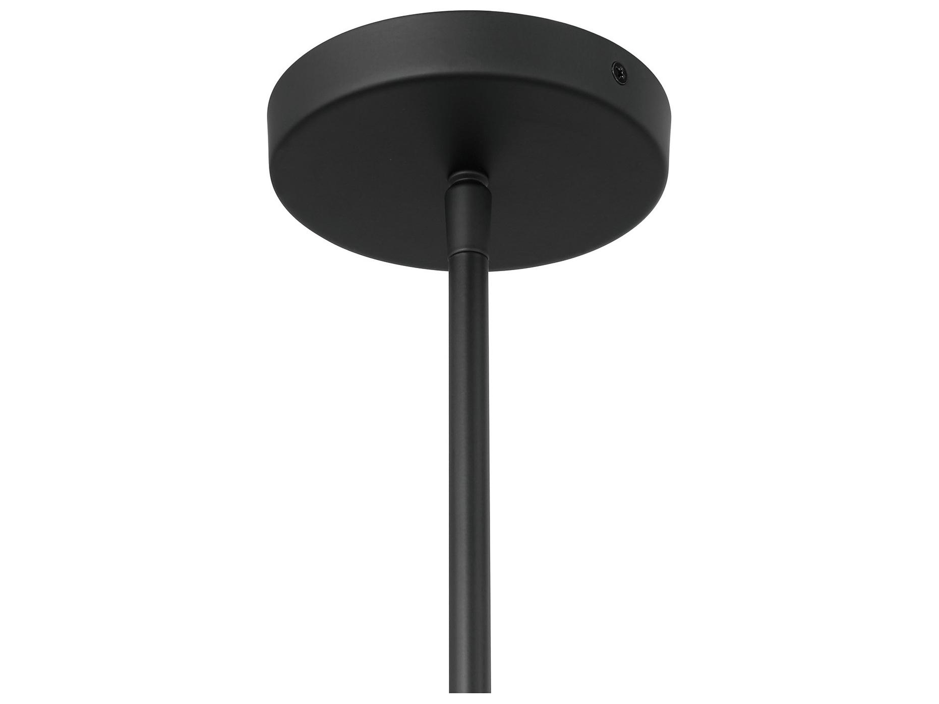 Minka Lavery Langley 1-Light Dark Matte Black Globe Pendant