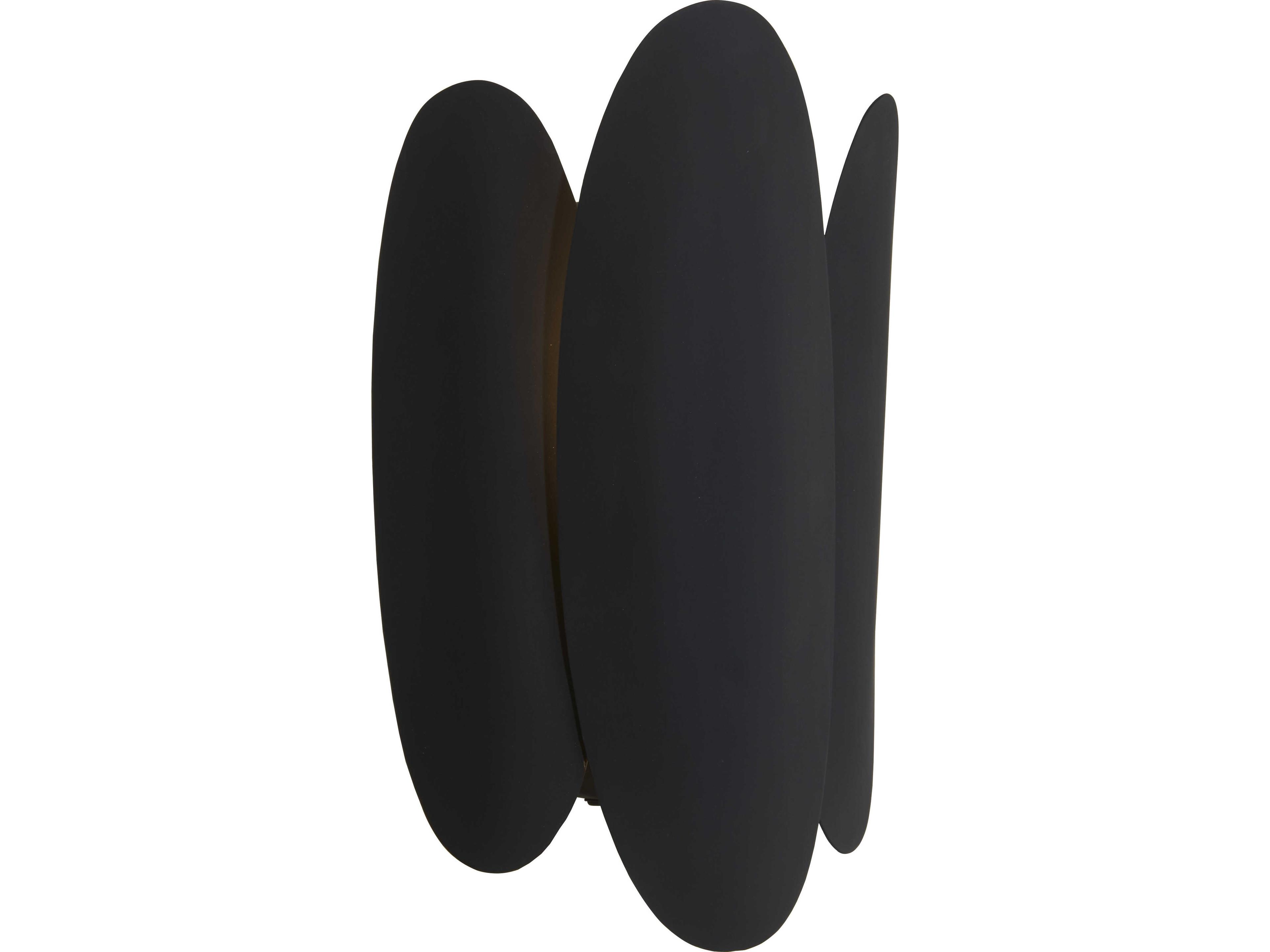 Minka Lavery Vailen 1-Light Dark Matte Black Wall Sconce
