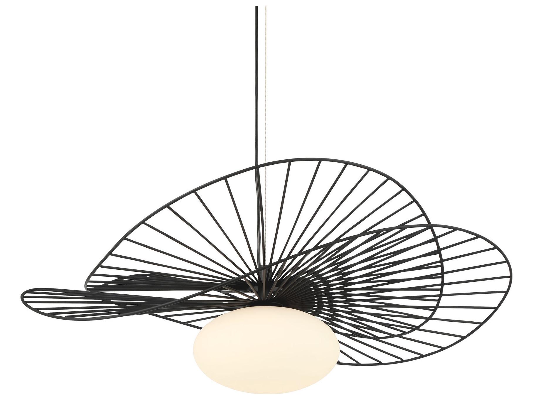 Minka Lavery Langley 1-Light Dark Matte Black Globe Pendant