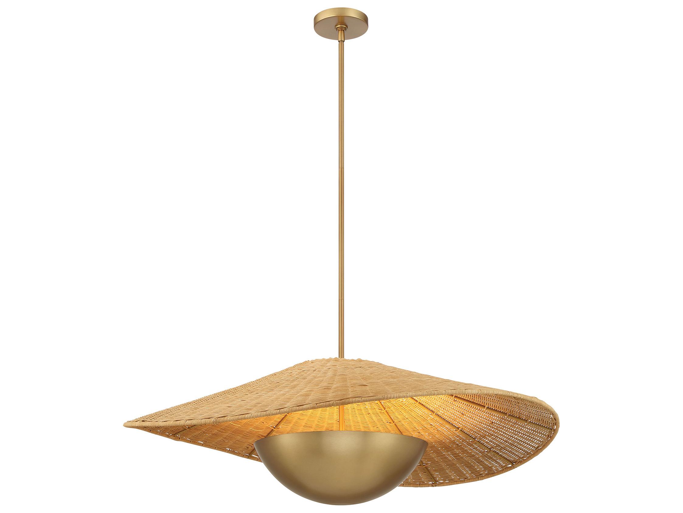 Minka Lavery Nestor 3-Light Legacy Brass Dome Pendant