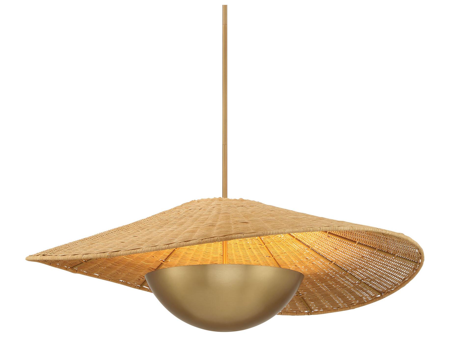 Minka Lavery Nestor 3-Light Legacy Brass Dome Pendant