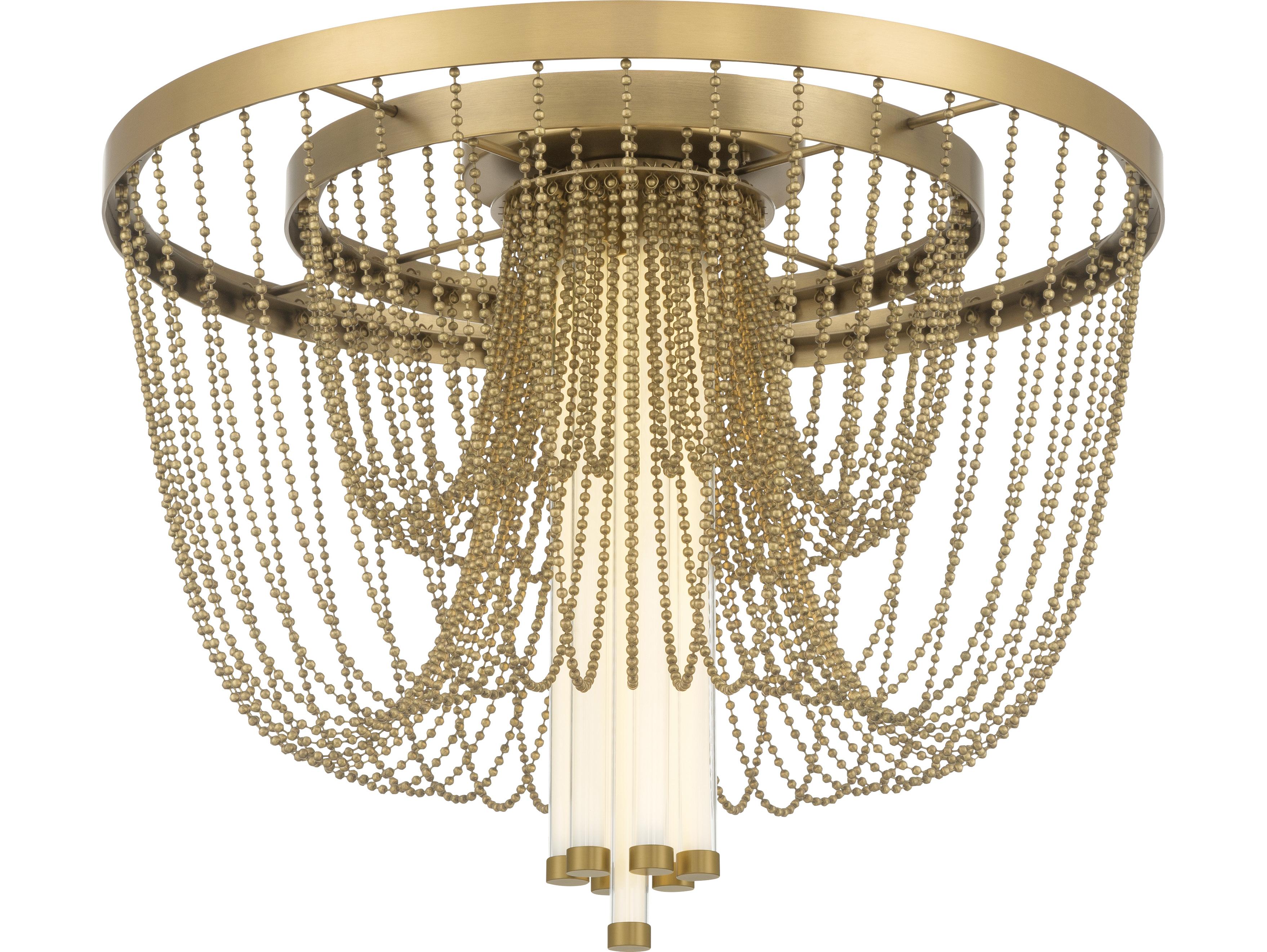 Minka Lavery Jezelle Legacy Brass Flush Mount