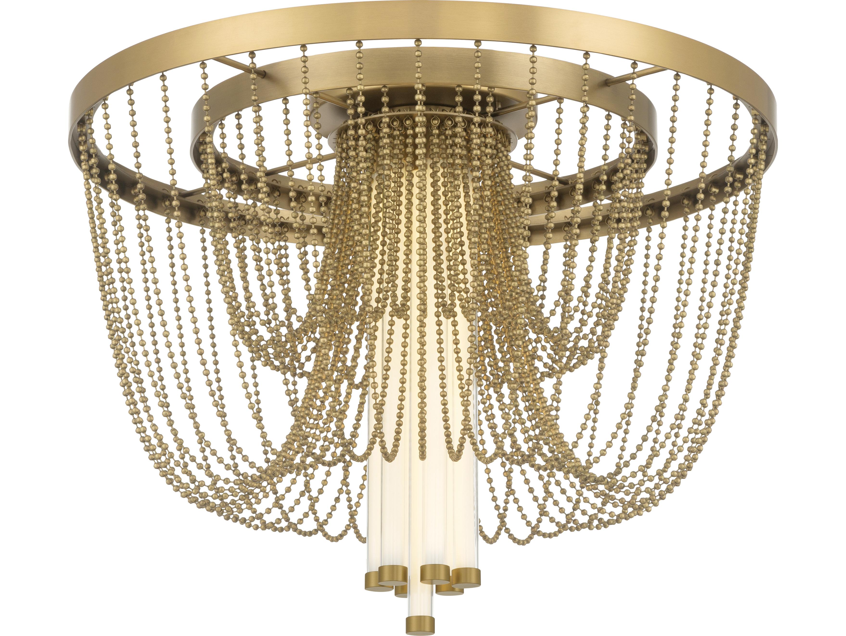 Minka Lavery Jezelle Legacy Brass Flush Mount