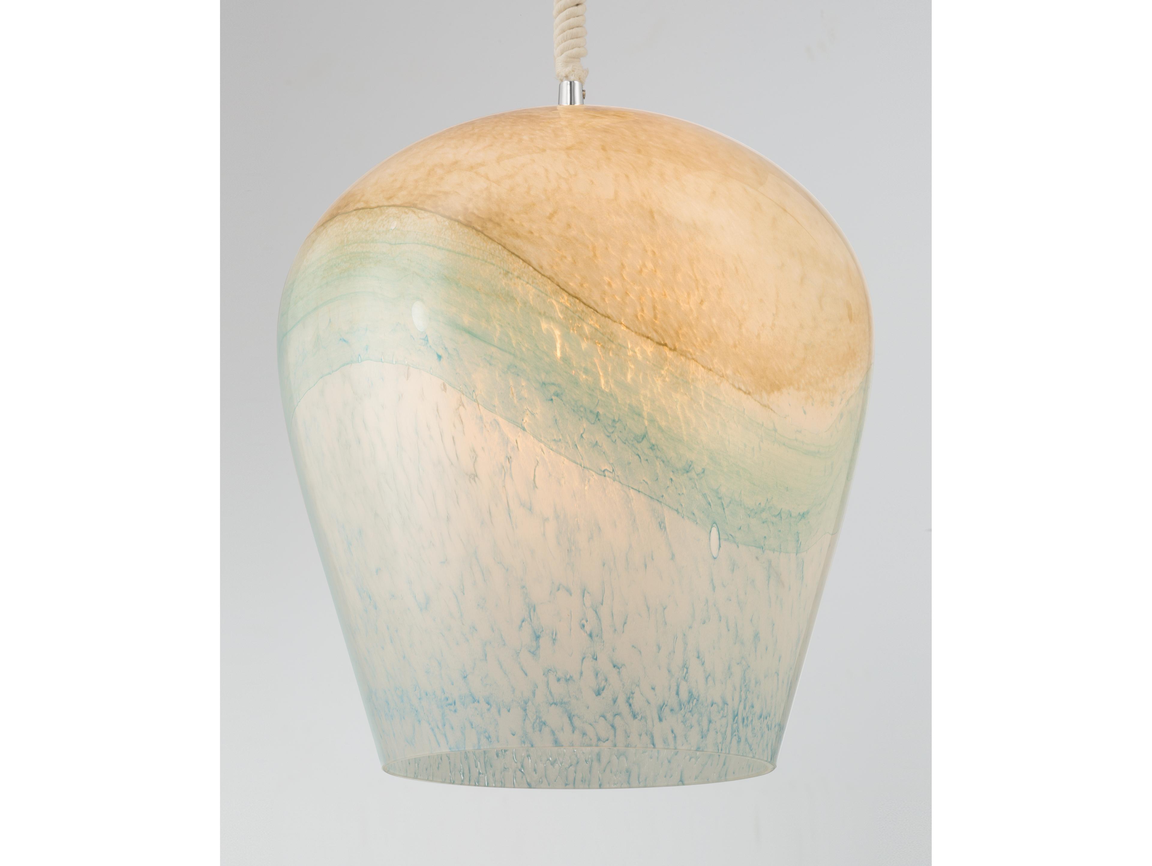 Minka Lavery Sandrelle 1-Light Polished Nickel Mini Pendant