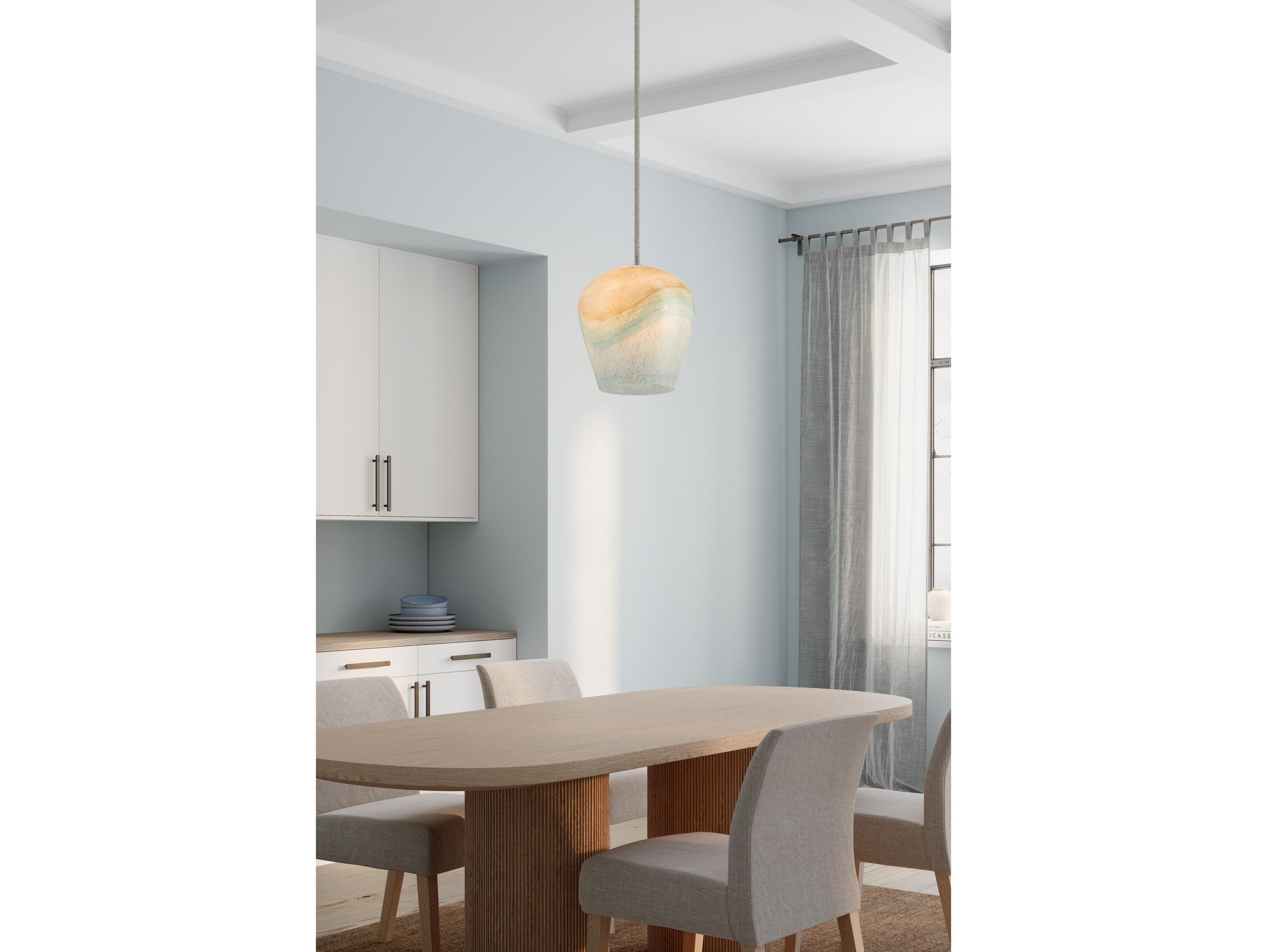 Minka Lavery Sandrelle 1-Light Polished Nickel Mini Pendant