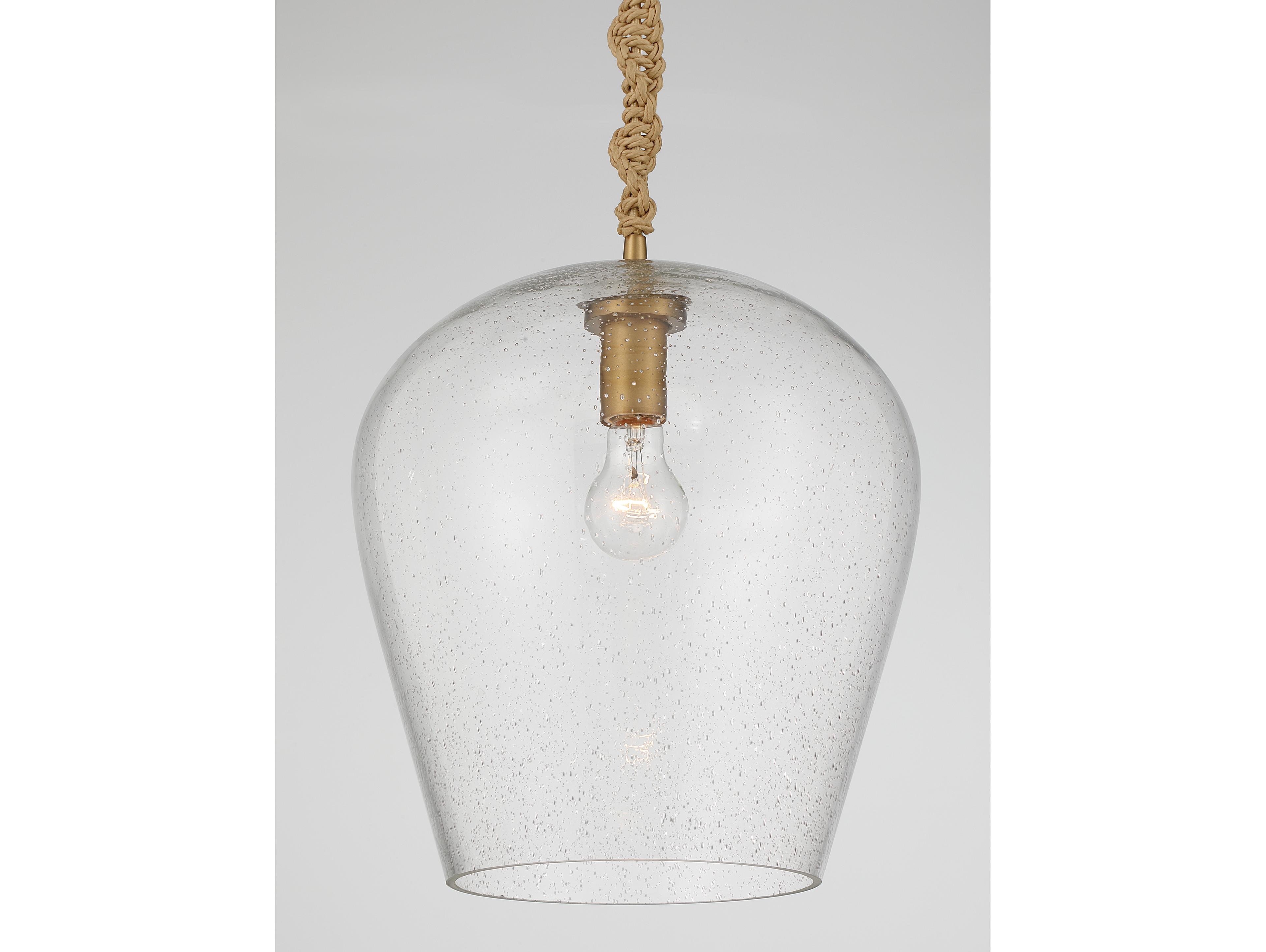 Minka Lavery Elyric 1-Light Legacy Brass Mini Pendant