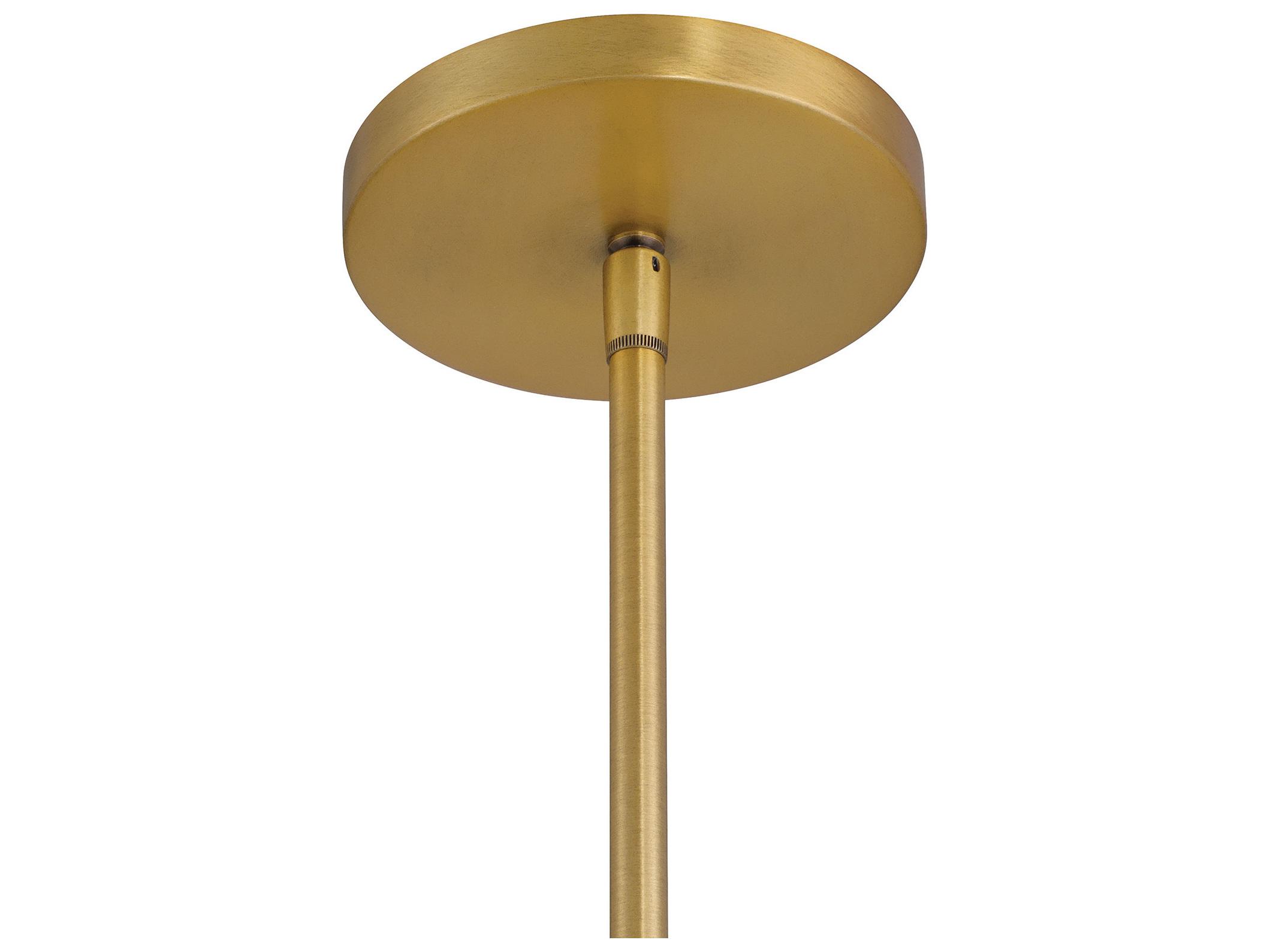 Minka Lavery Newburie 1-Light Legacy Brass Dark Matte Black Globe Pendant