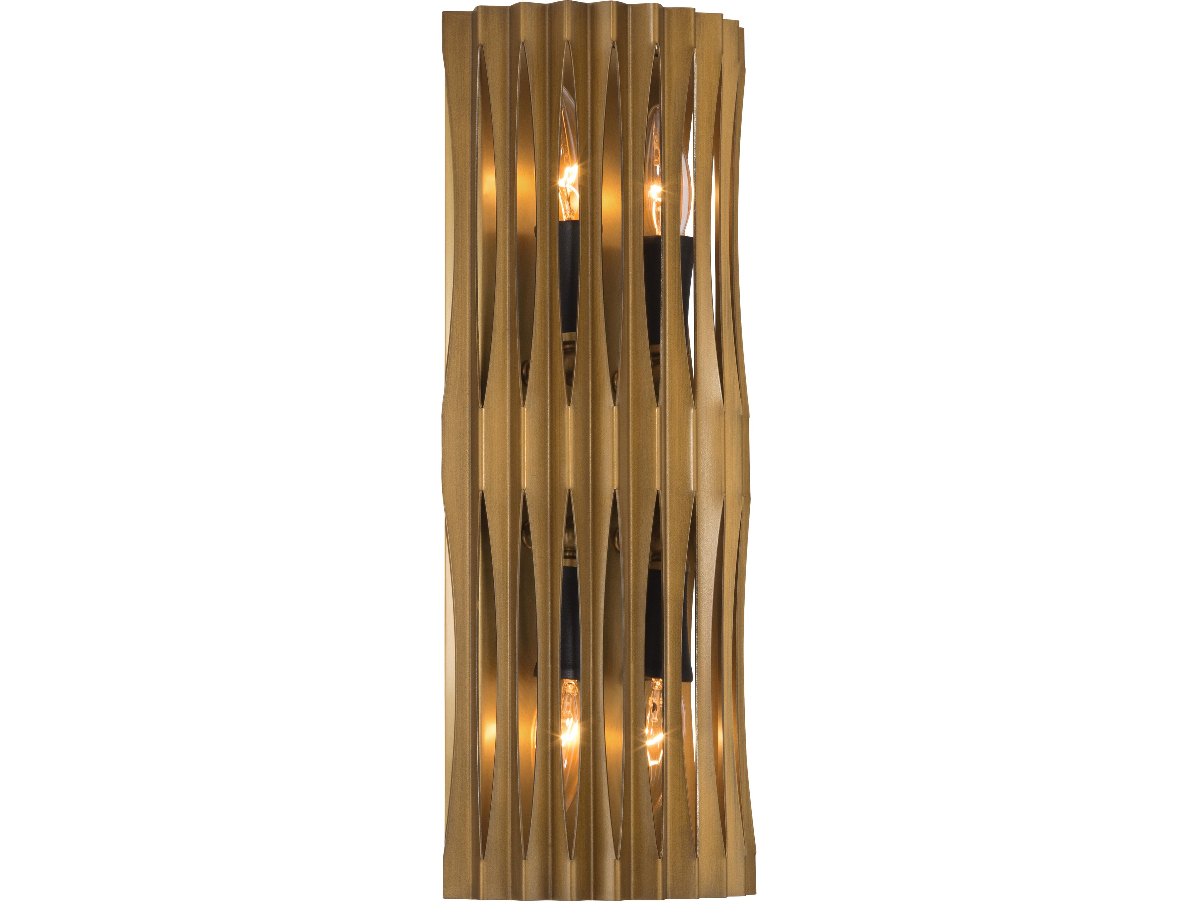 Minka Lavery Aven 4-Light Sand Coal Black Bronze Wall Sconce