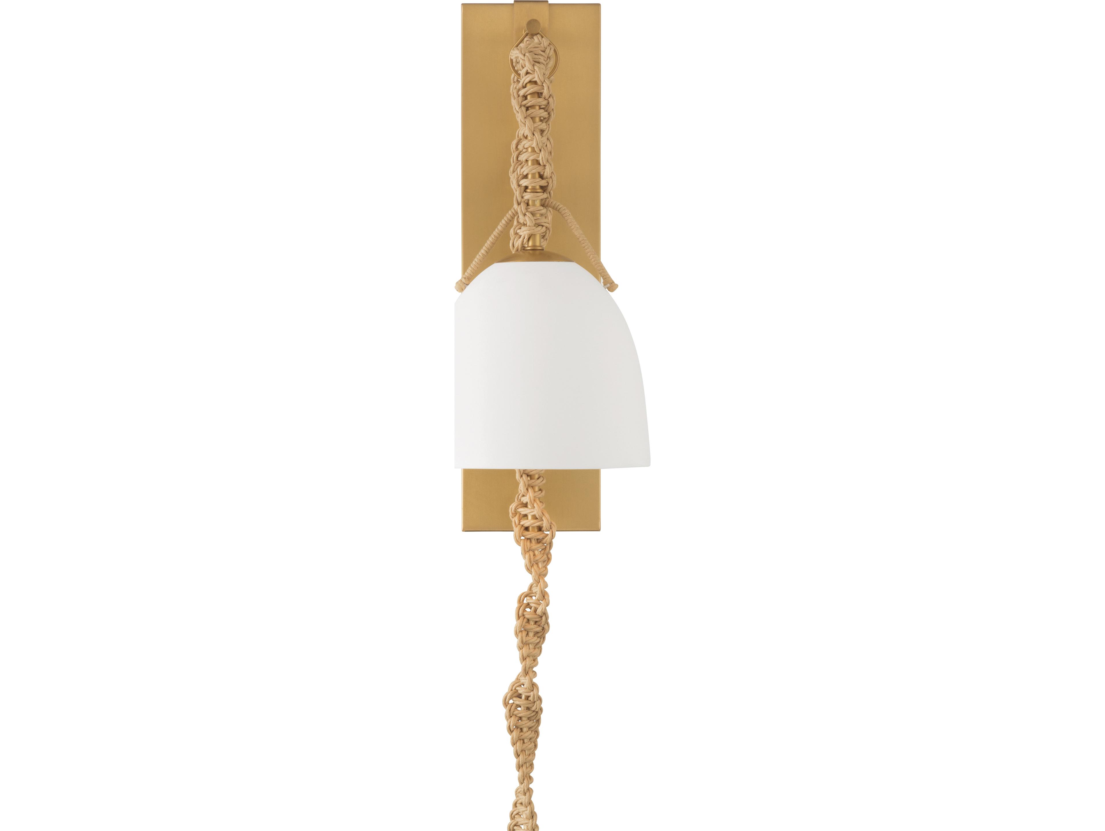 Minka Lavery Cordon 1-Light Legacy Brass Wall Sconce