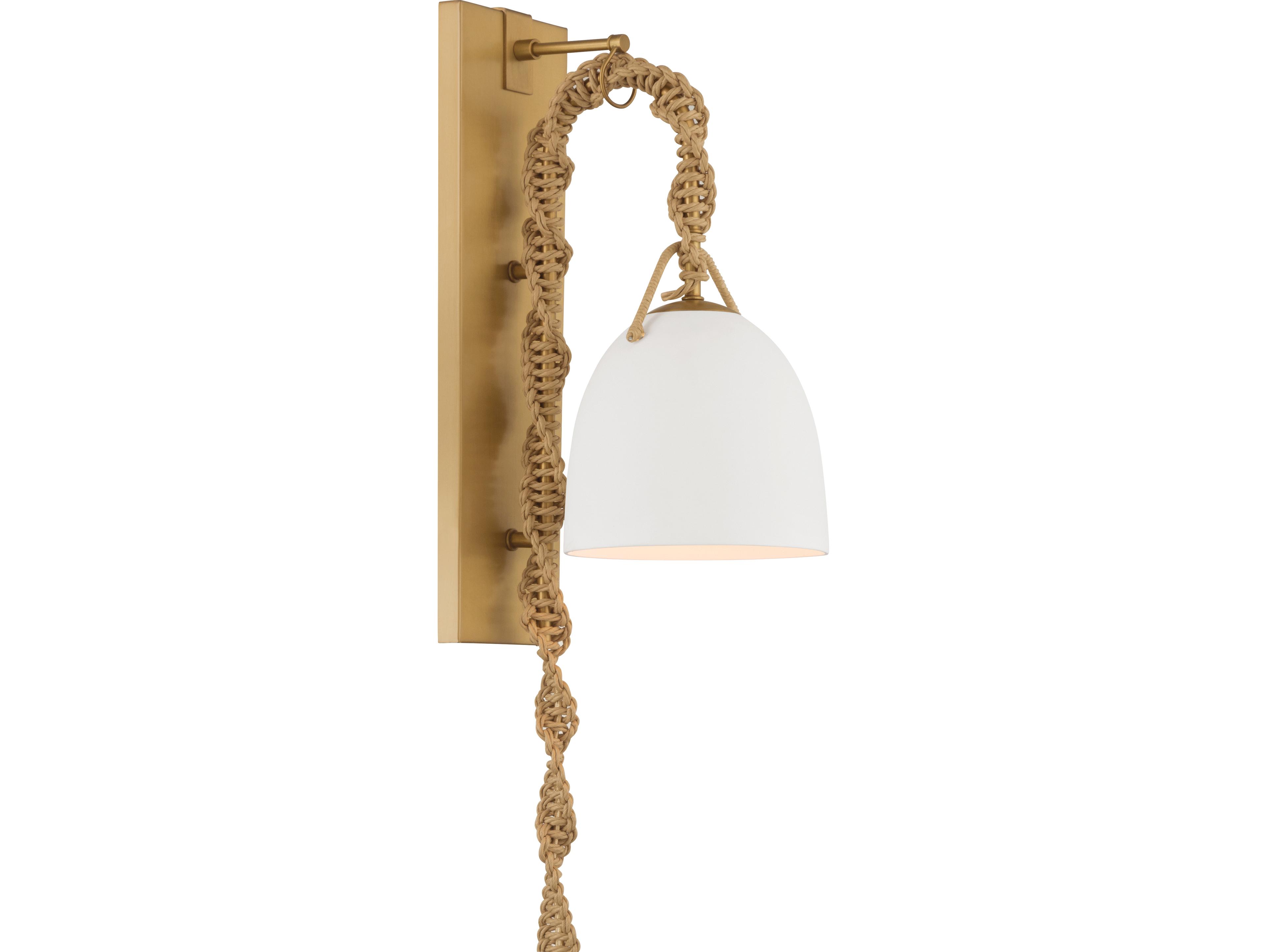 Minka Lavery Cordon 1-Light Legacy Brass Wall Sconce