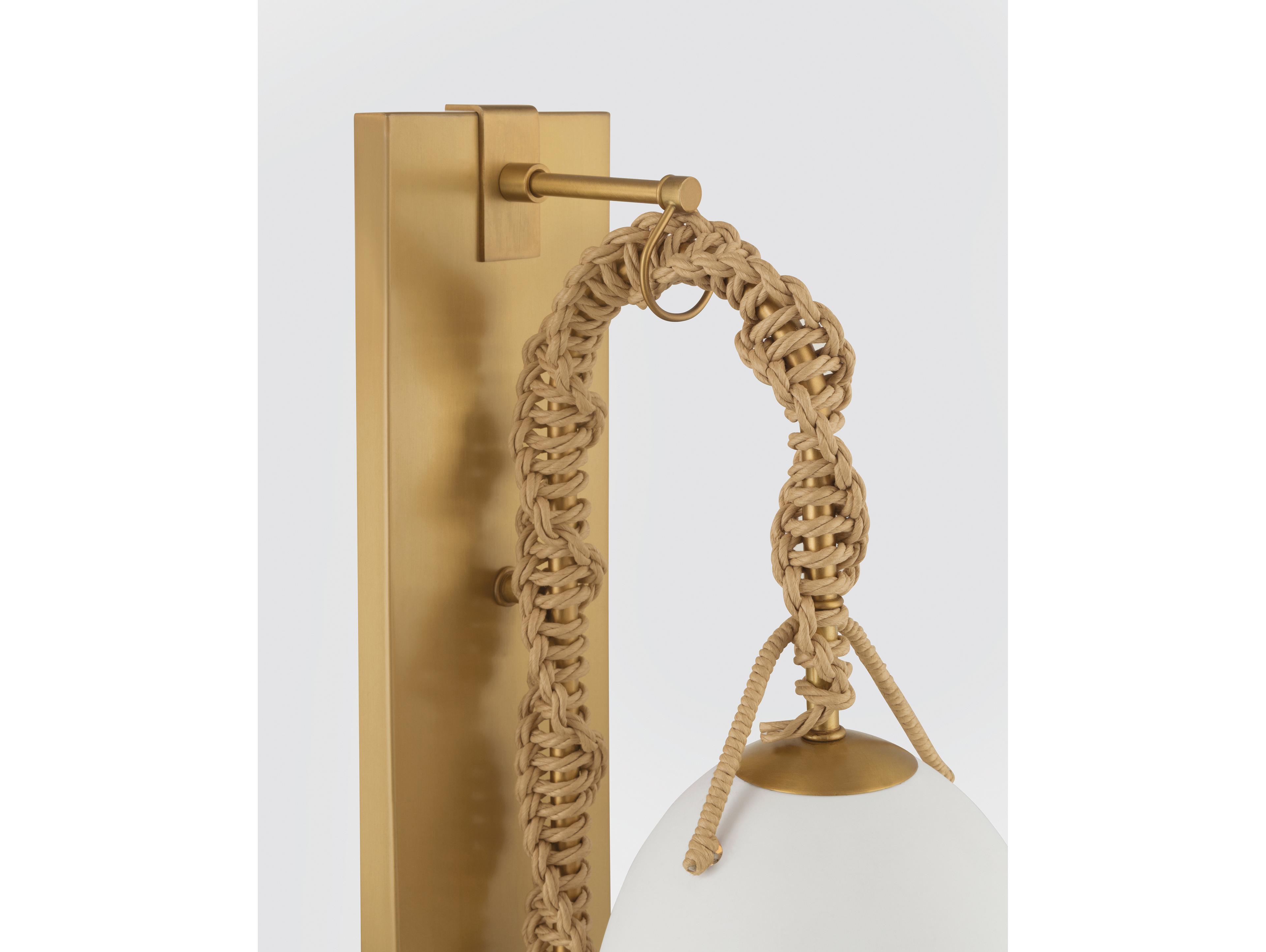 Minka Lavery Cordon 1-Light Legacy Brass Wall Sconce