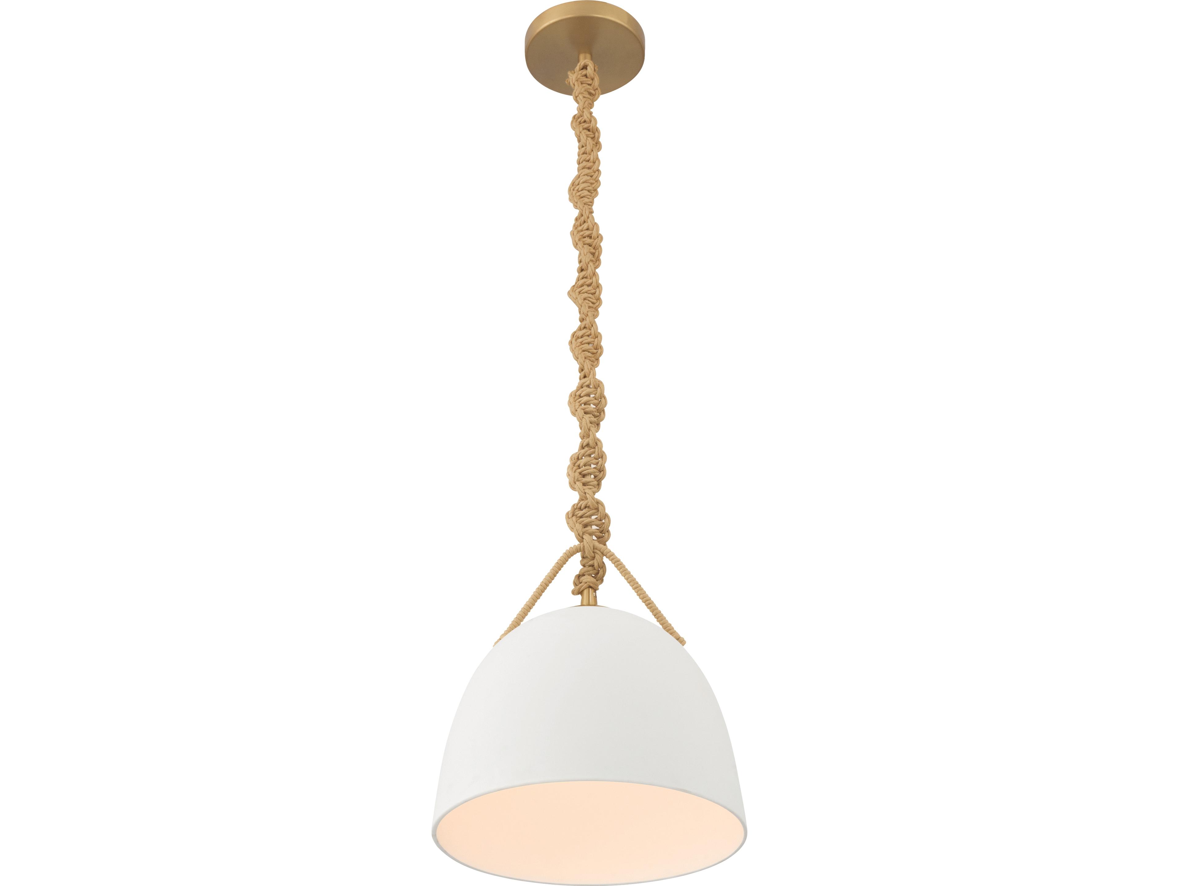 Minka Lavery Cordon 1-Light Legacy Brass Dome Mini Pendant