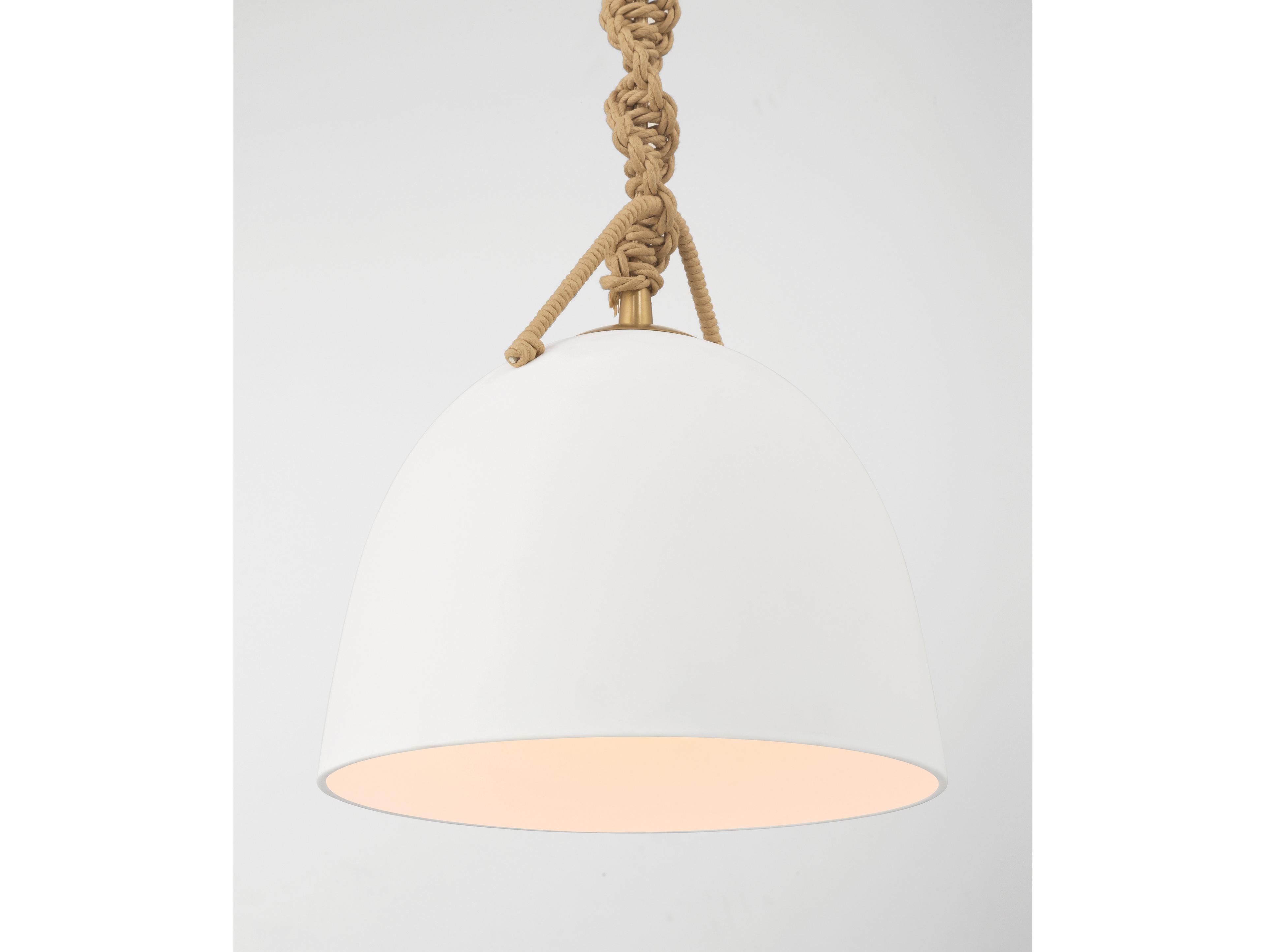 Minka Lavery Cordon 1-Light Legacy Brass Dome Mini Pendant