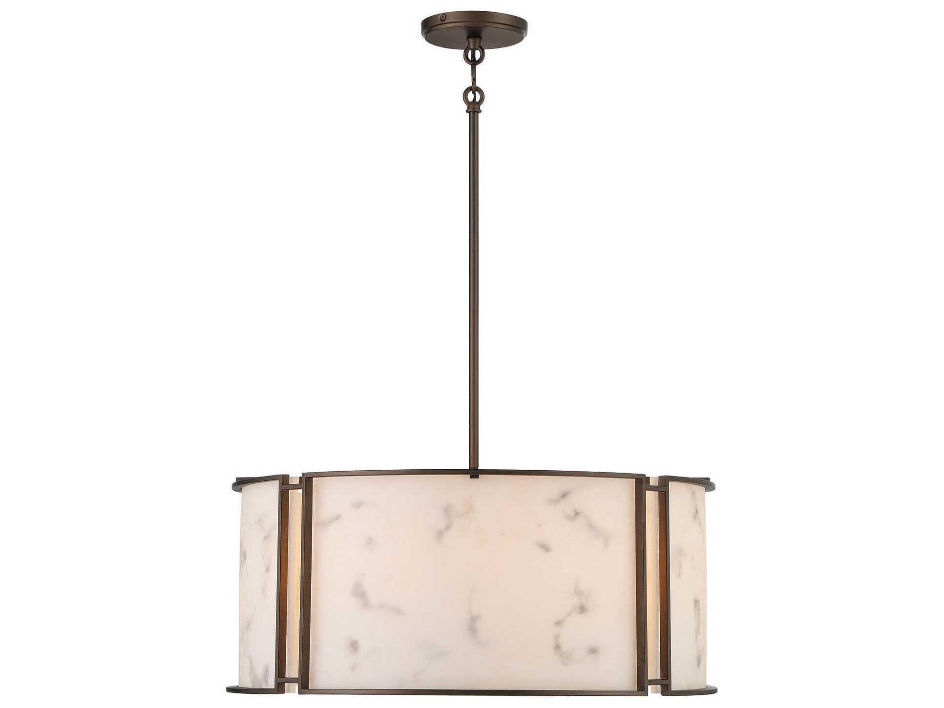 Minka Lavery Buchanan 6-Light Hellenic Bronze Drum Pendant