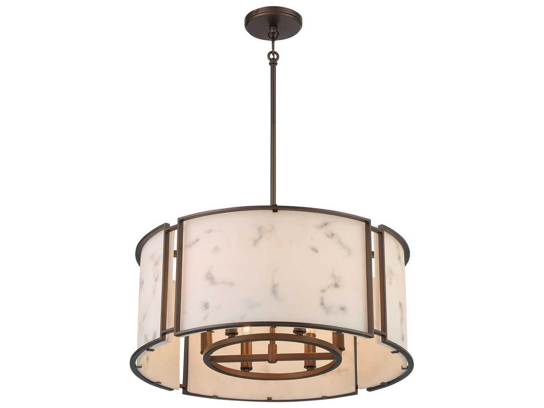 Minka Lavery Buchanan 6-Light Hellenic Bronze Drum Pendant