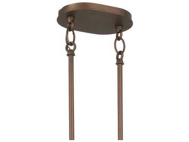 Minka Lavery Buchanan 8-Light Hellenic Bronze Cylinder Linear Island Pendant