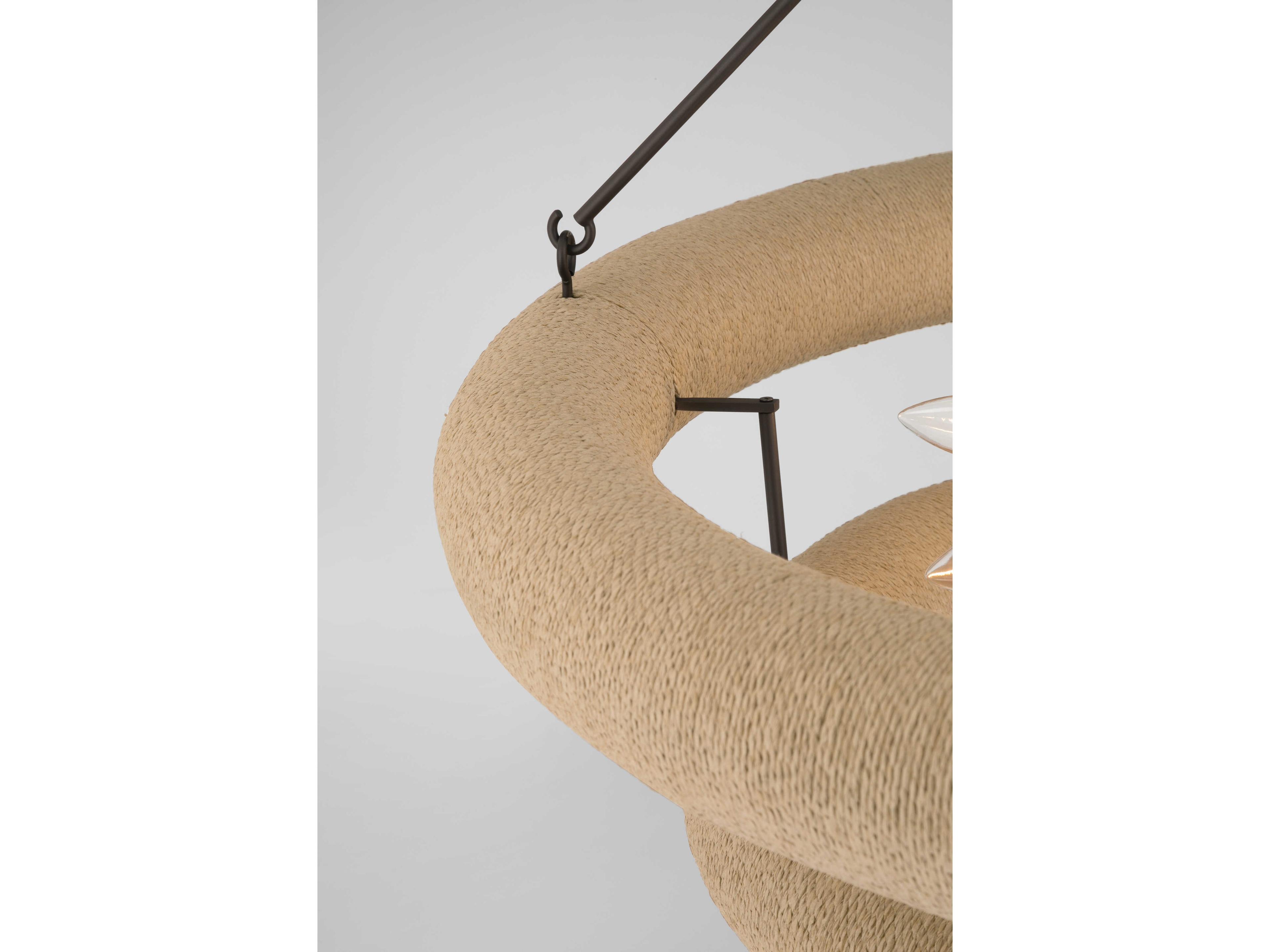 Minka Lavery Aeris 8-Light Dark Bronze Round Pendant