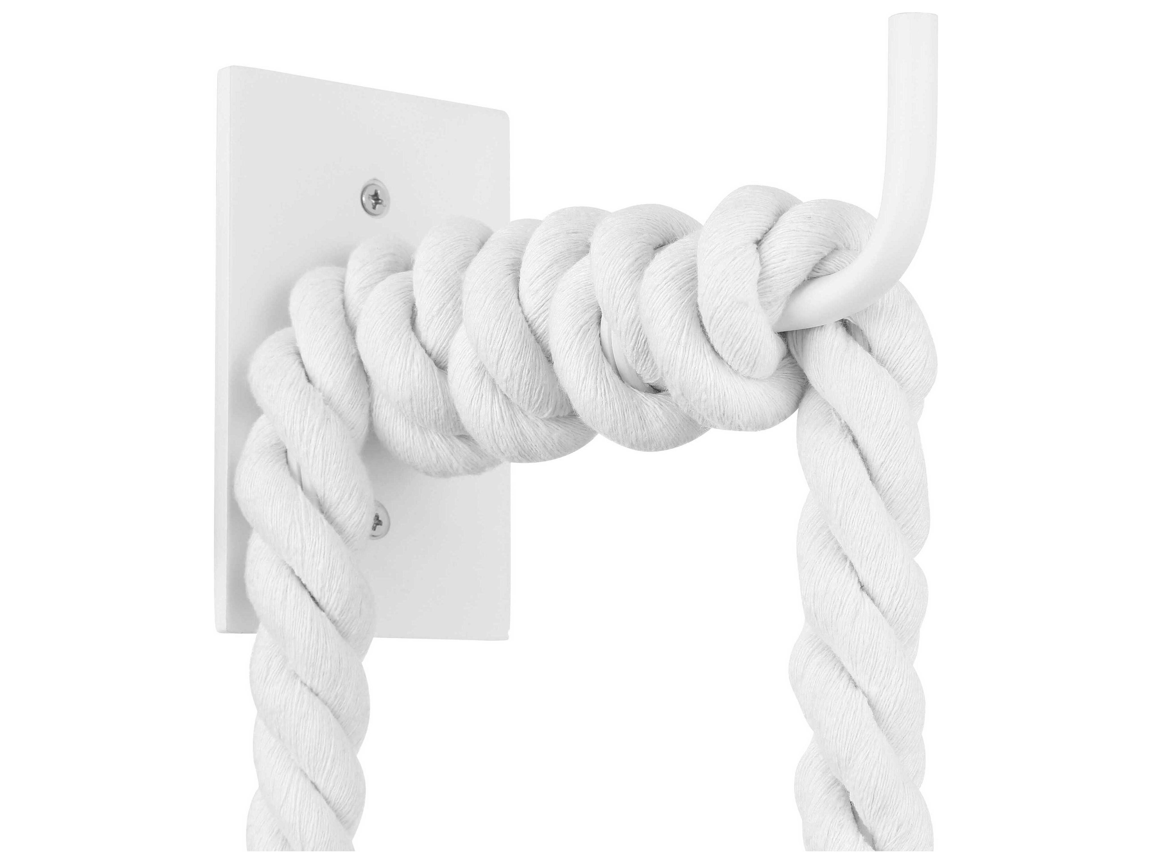 Minka Lavery Lodelle 1-Light Matte White Wall Sconce