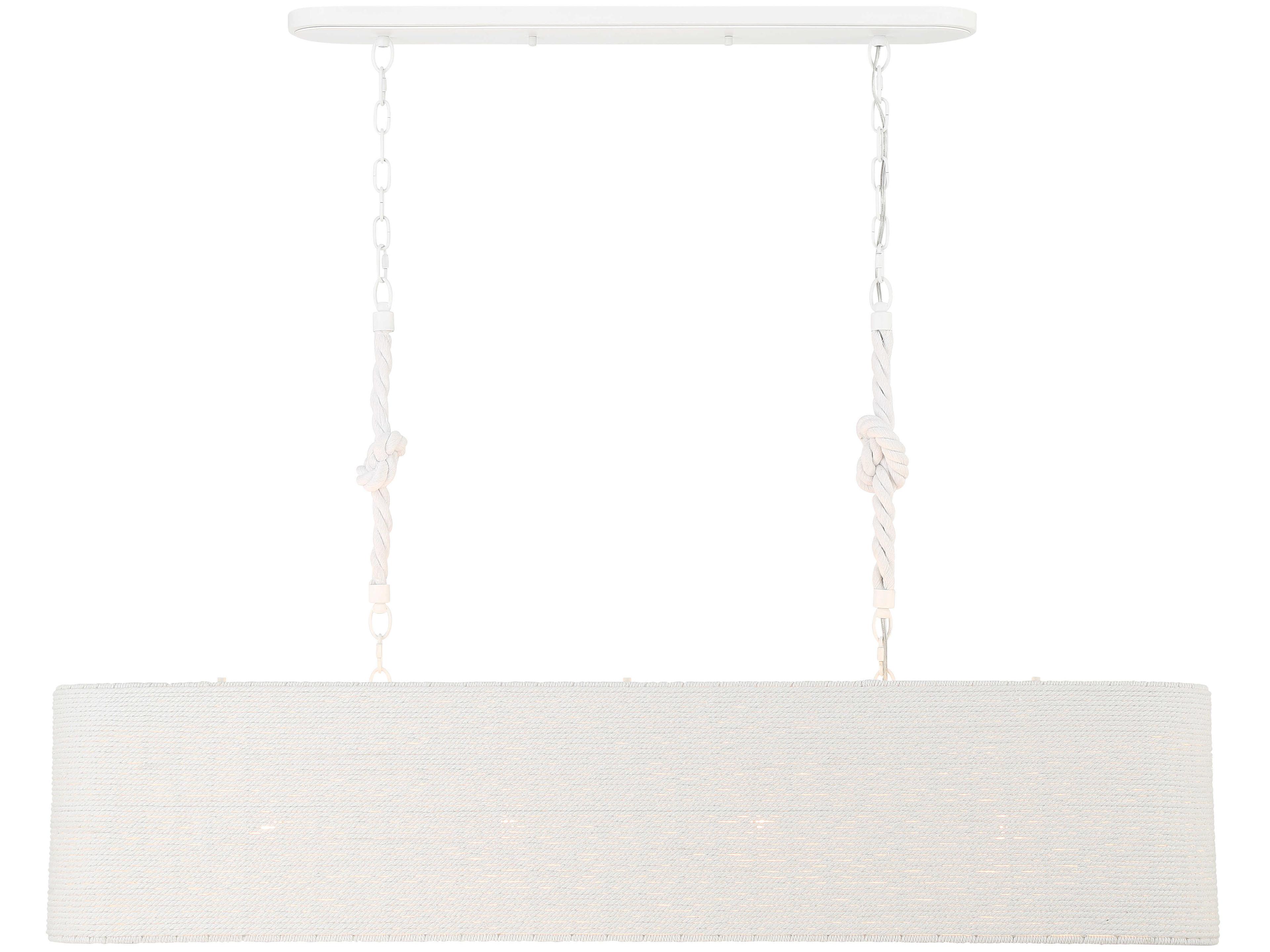 Minka Lavery Lodelle 4-Light Matte White Island Pendant