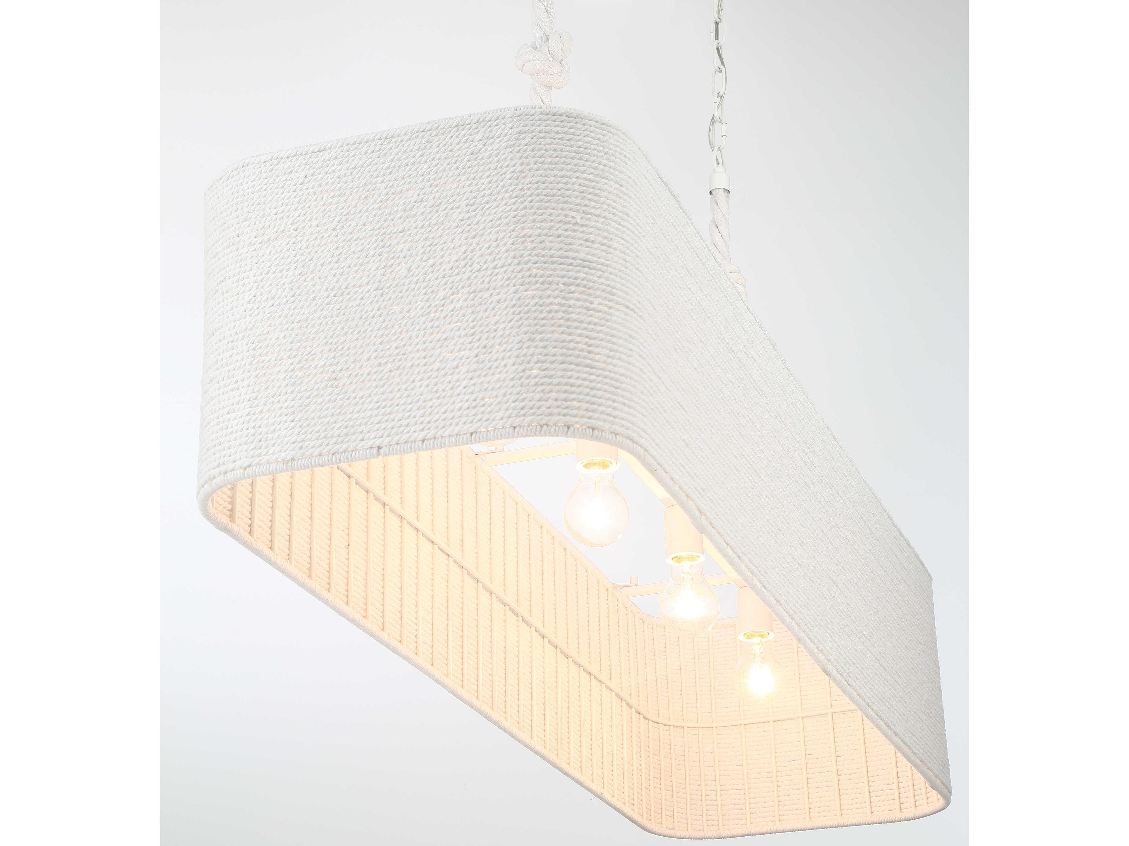 Minka Lavery Lodelle 4-Light Matte White Island Pendant