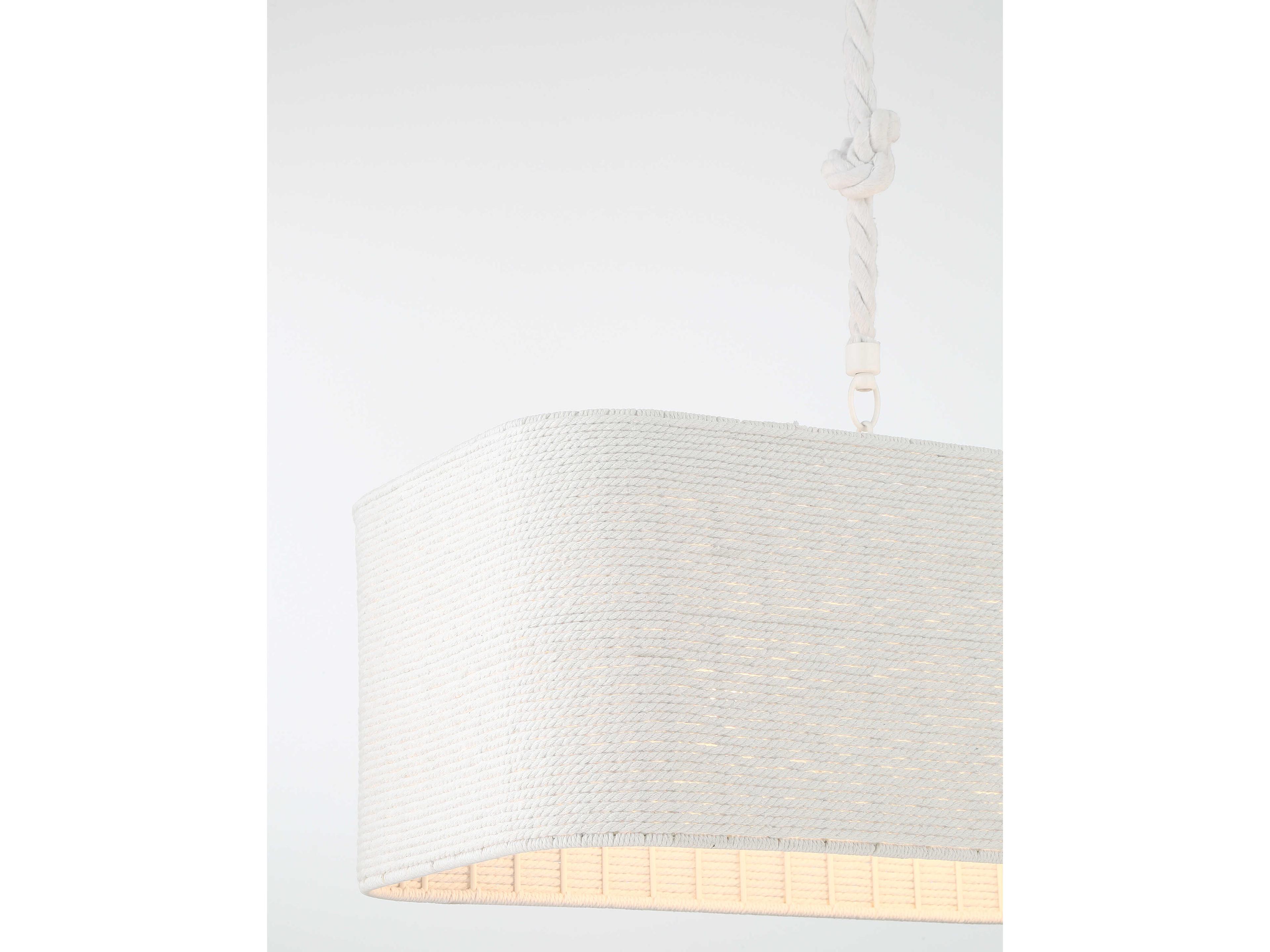 Minka Lavery Lodelle 4-Light Matte White Island Pendant