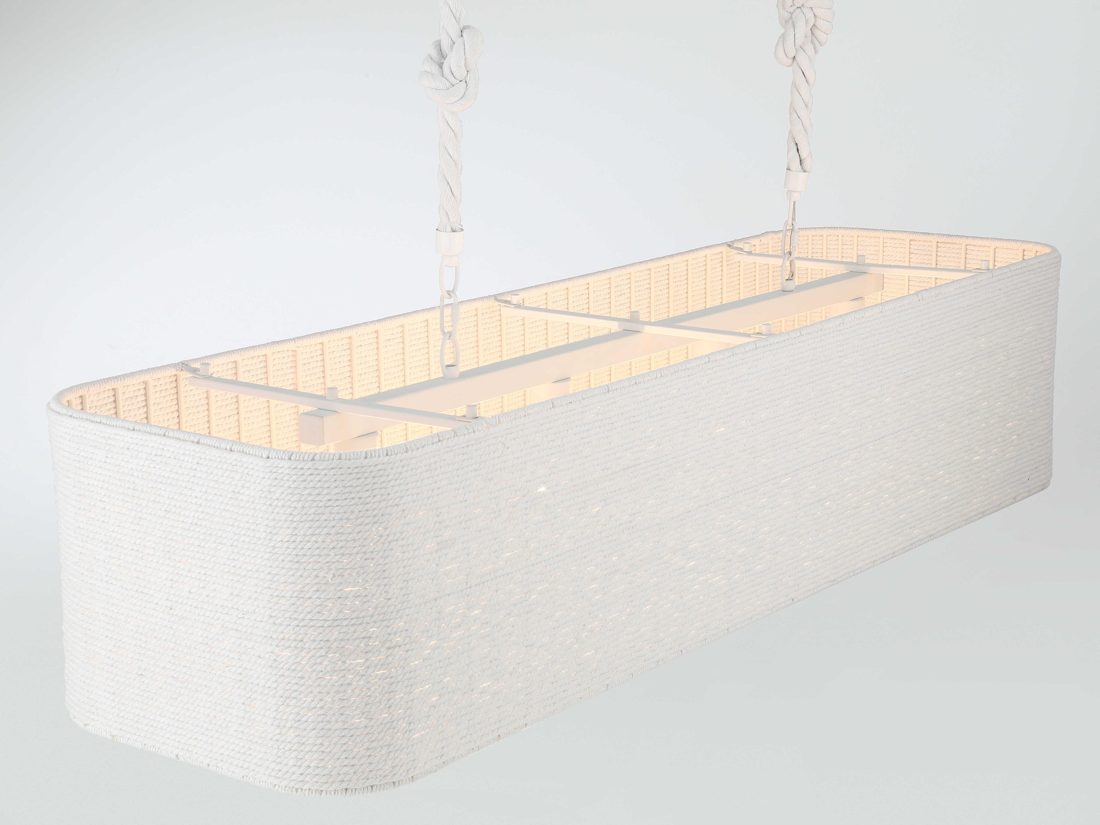 Minka Lavery Lodelle 4-Light Matte White Island Pendant