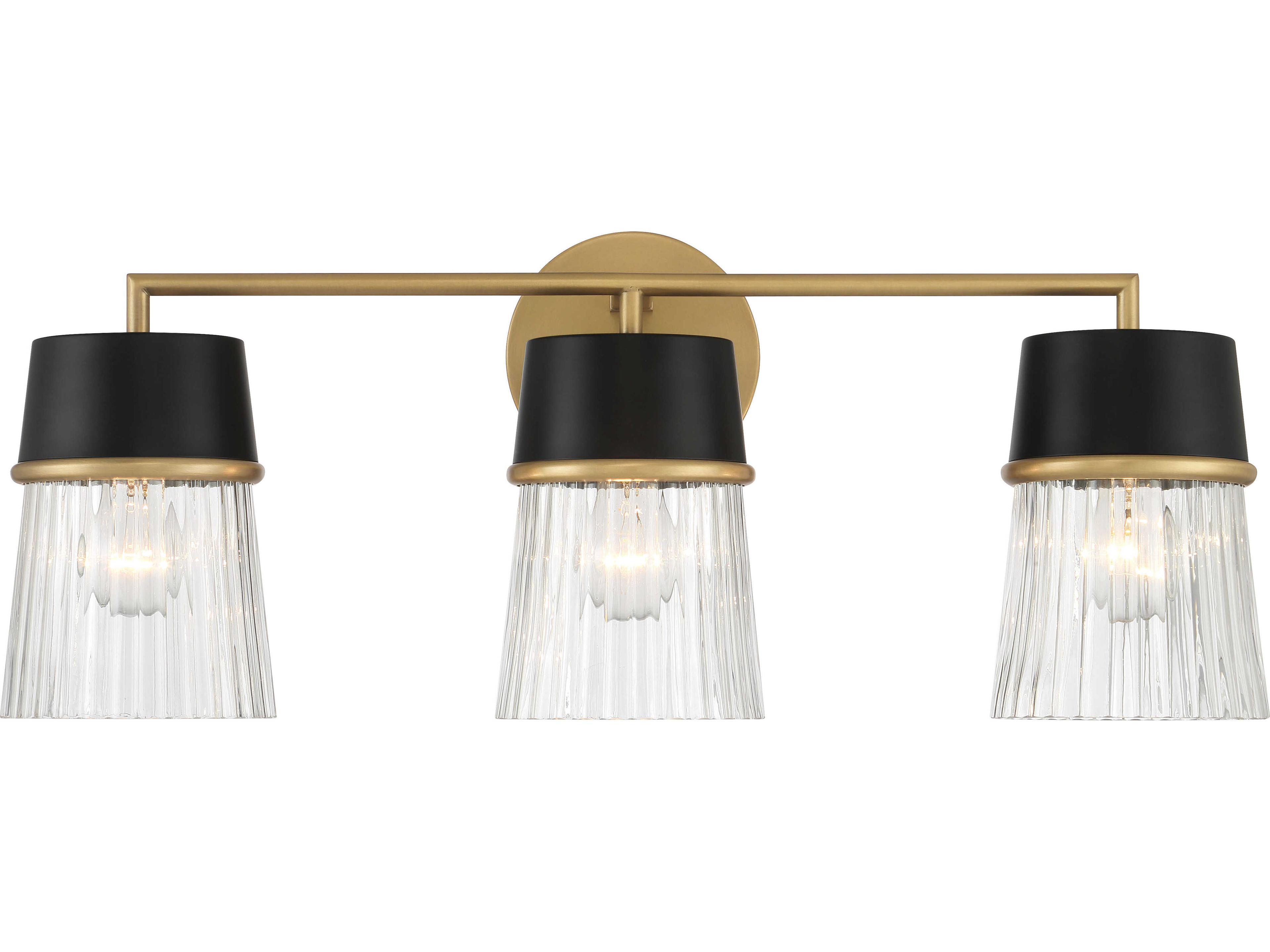 Minka Lavery Stamford 3-Light Legacy Brass Vanity Light