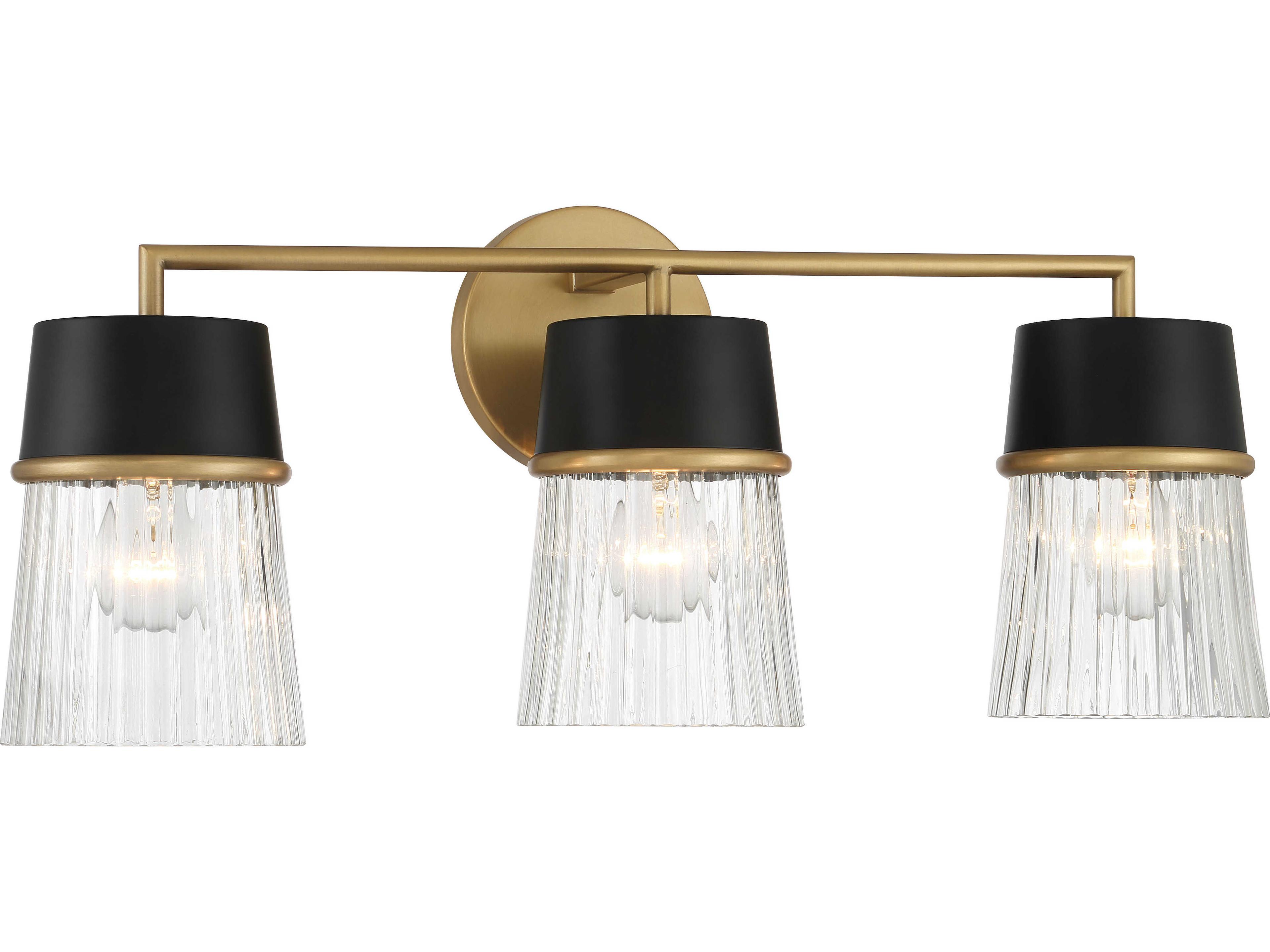Minka Lavery Stamford 3-Light Legacy Brass Vanity Light