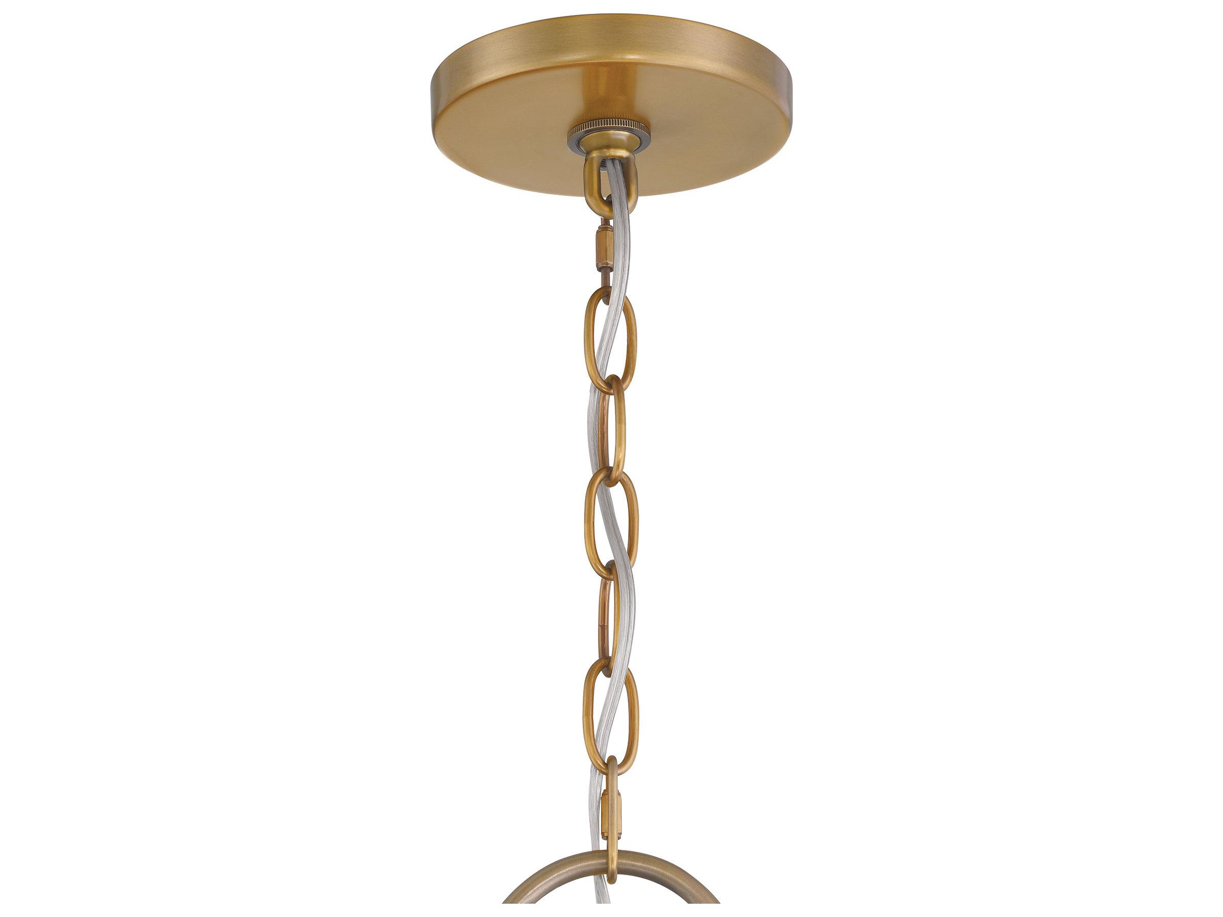 Minka Lavery Stamford 1-Light Legacy Brass Dark Matte Black Empire Pendant