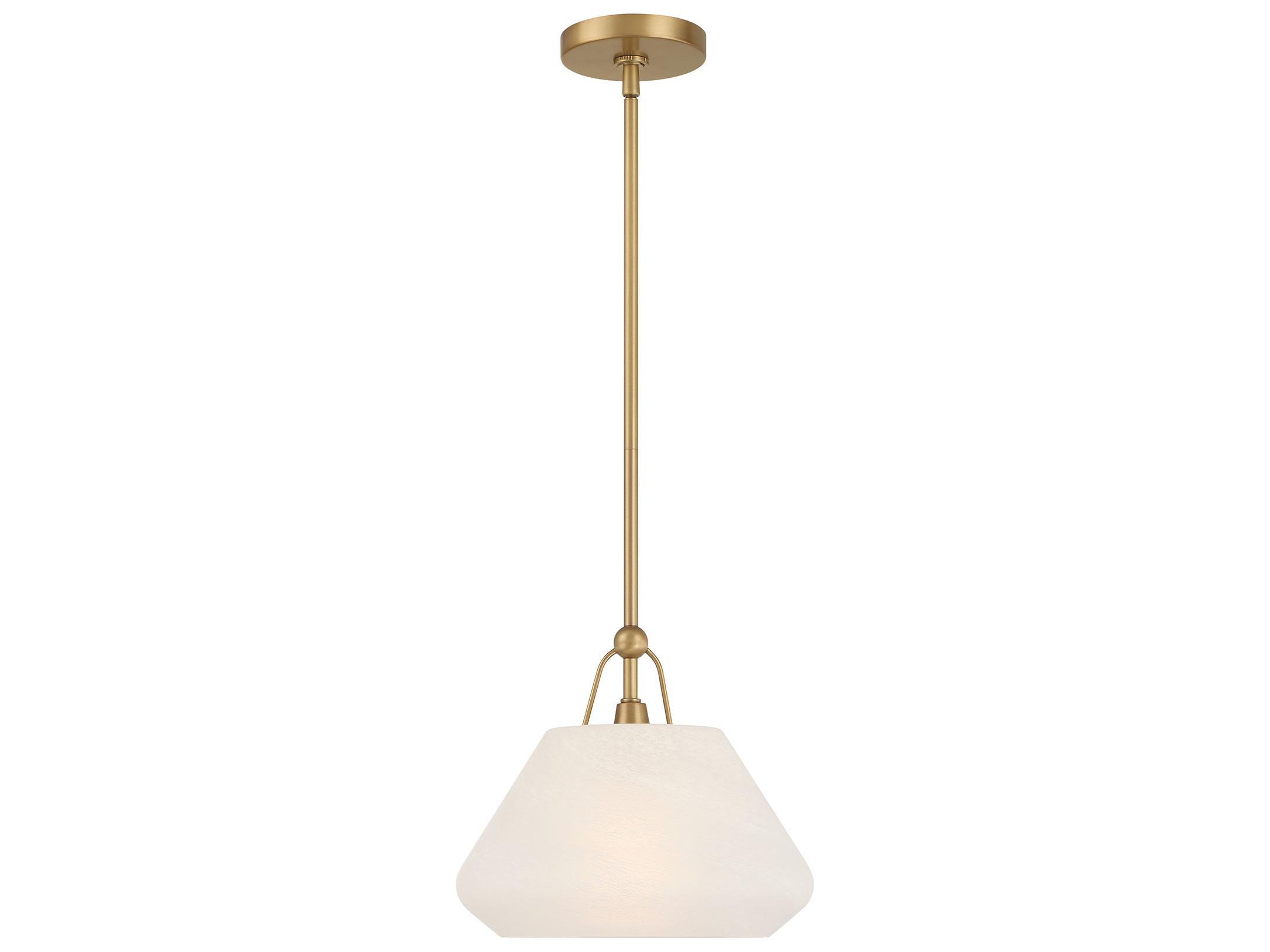 Minka Lavery Orion 1-Light Legacy Brass Mini Pendant