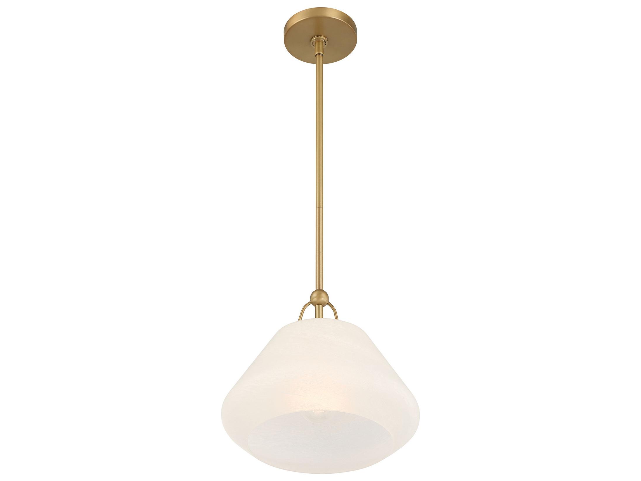 Minka Lavery Orion 1-Light Legacy Brass Mini Pendant
