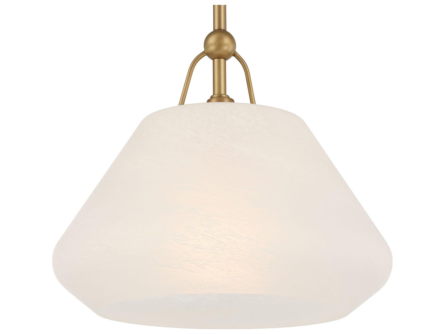 Minka Lavery Orion 1-Light Legacy Brass Mini Pendant