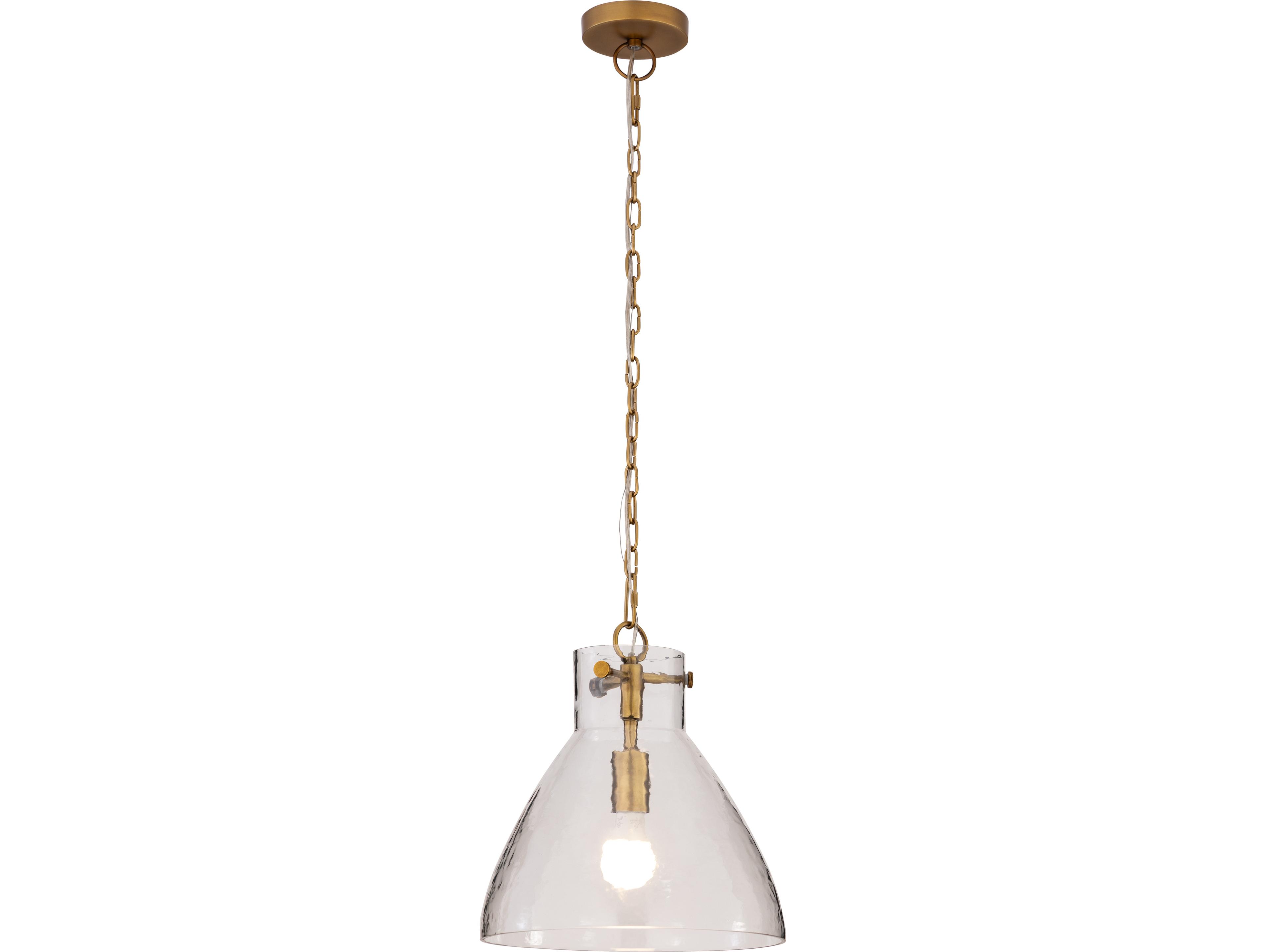 Minka Lavery Sevara 1-Light Legacy Brass Pendant