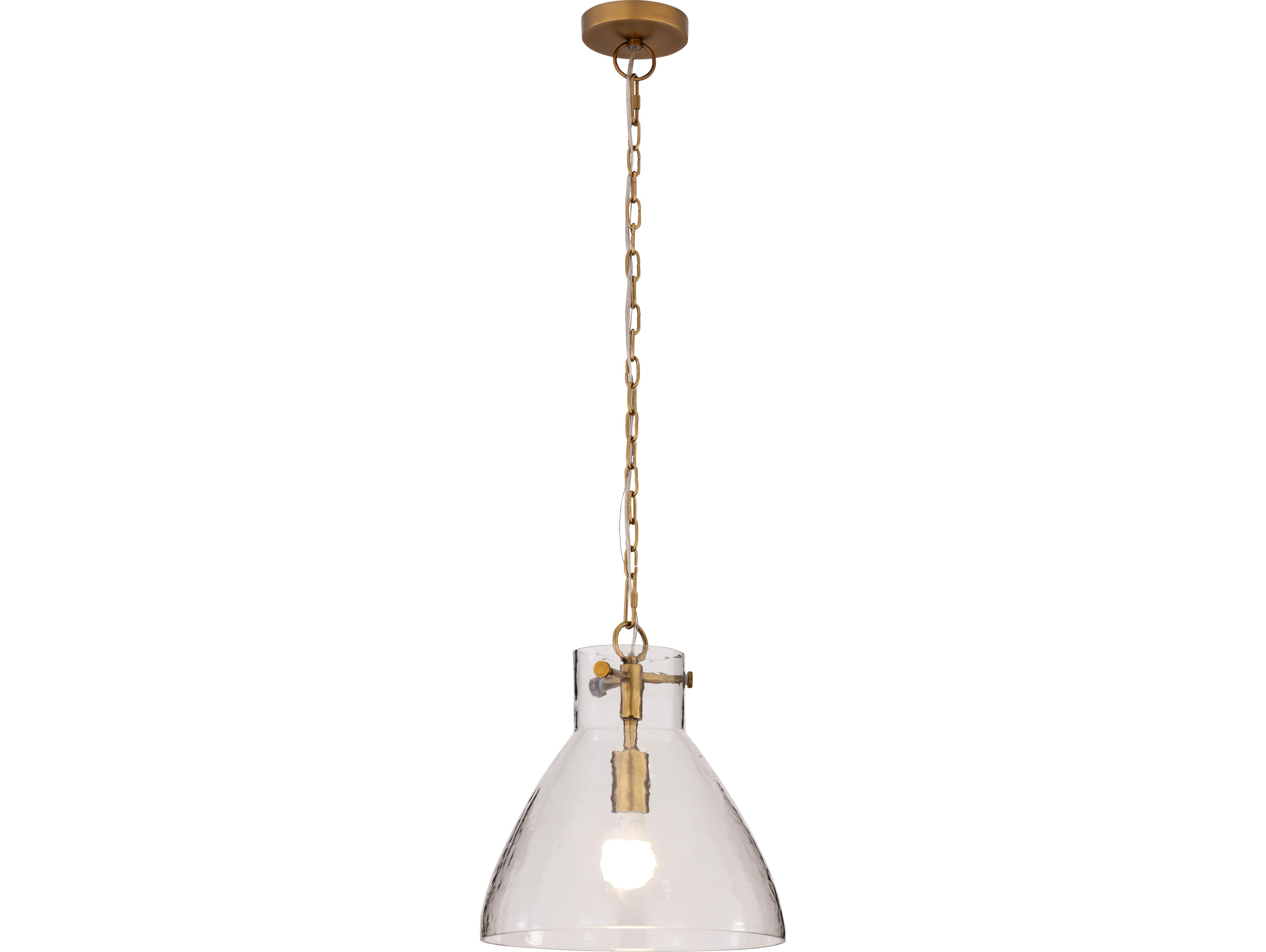 Minka Lavery Sevara 1-Light Legacy Brass Pendant