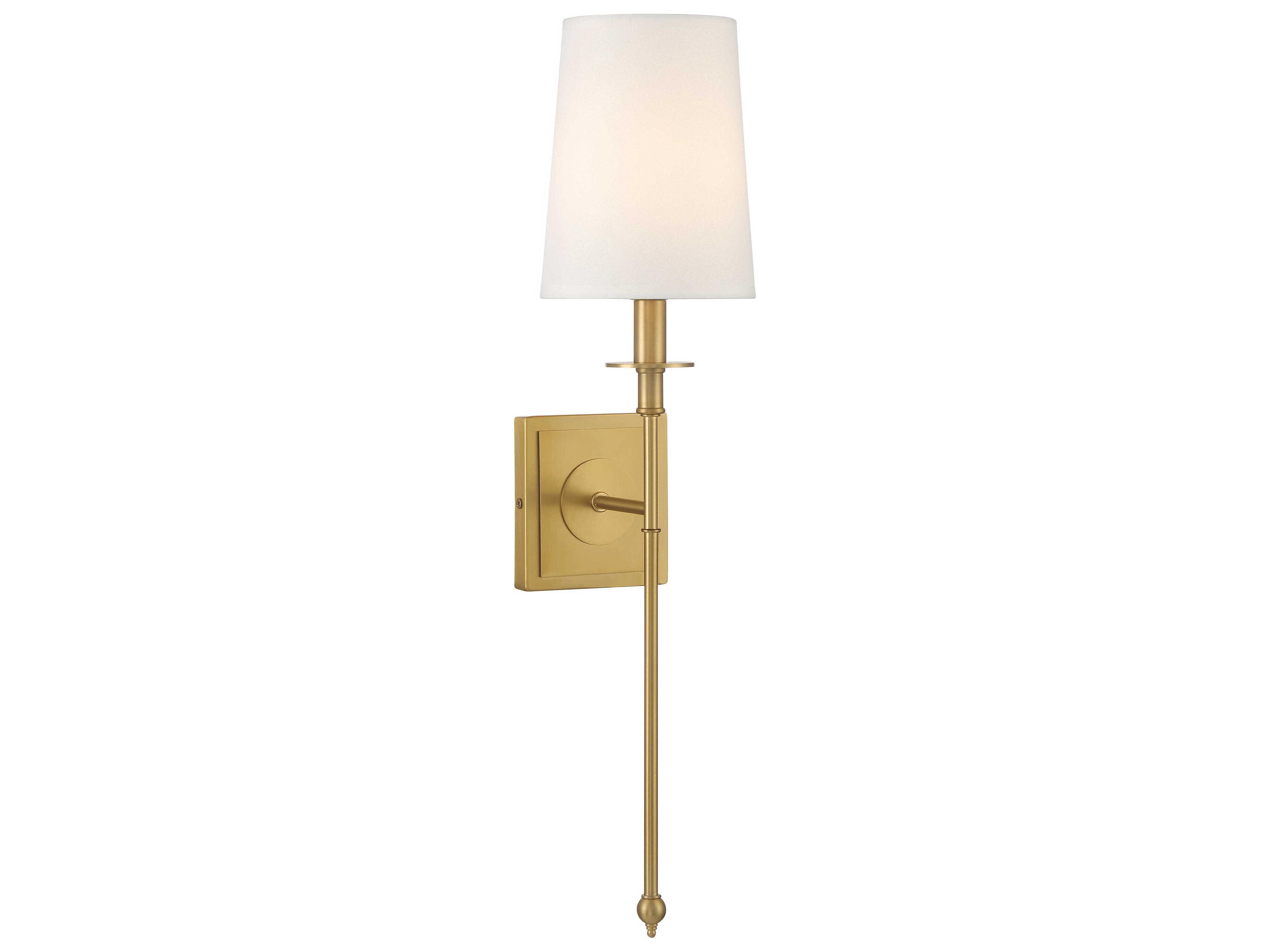Minka Lavery Calera 1-Light Signature Brass Wall Sconce