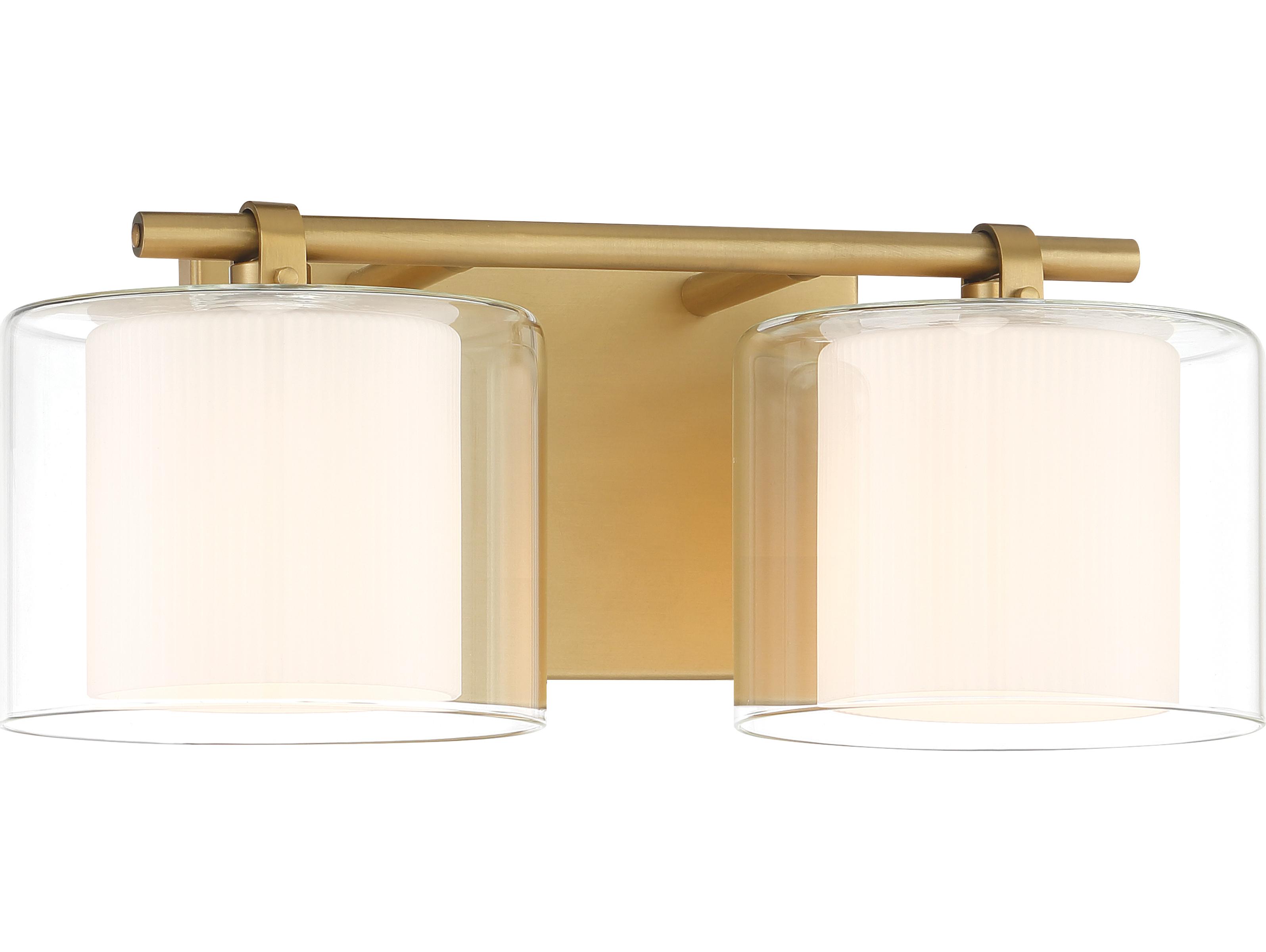 Minka Lavery Seville 2-Light Legacy Brass Vanity Light