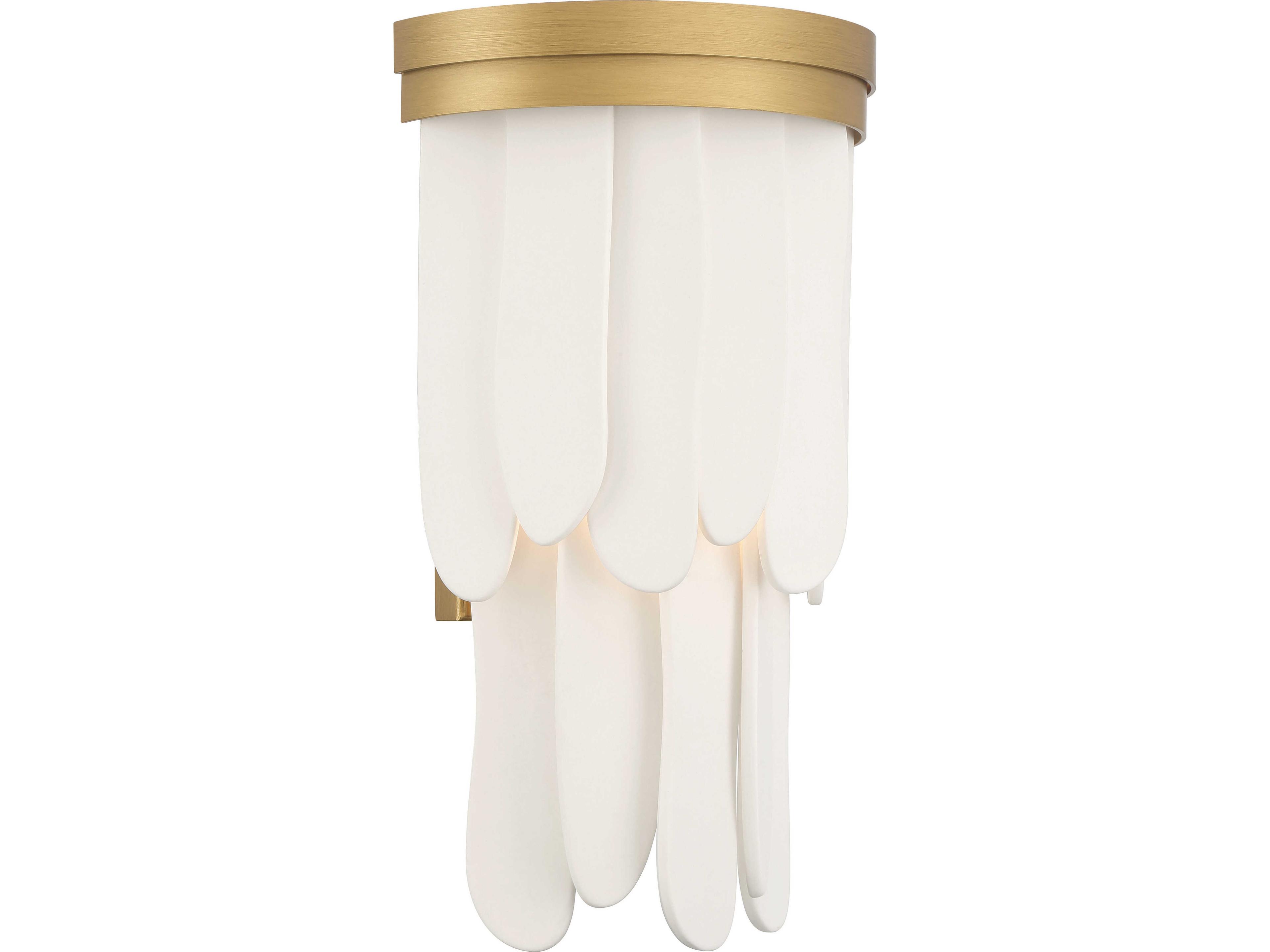 Minka Lavery Briscade 1-Light Painted Legacy Brass Wall Sconce