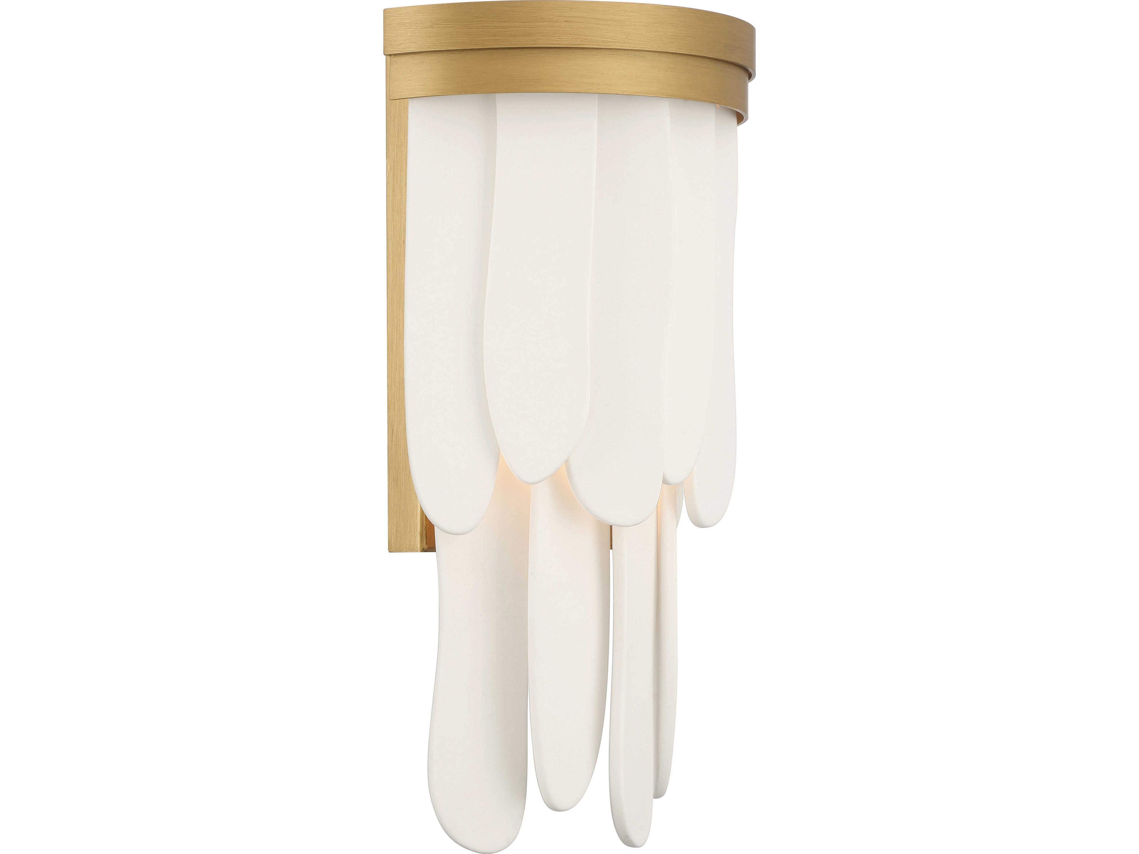 Minka Lavery Briscade 1-Light Painted Legacy Brass Wall Sconce