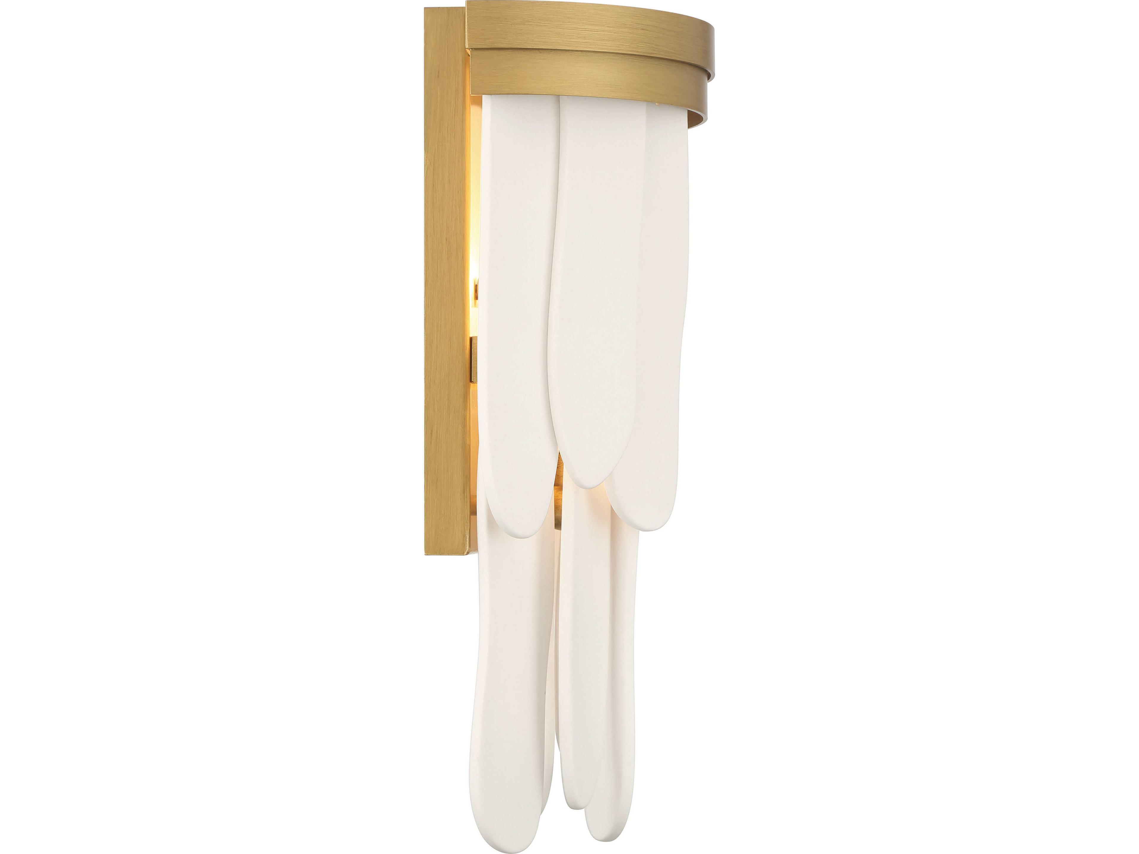 Minka Lavery Briscade 1-Light Painted Legacy Brass Wall Sconce