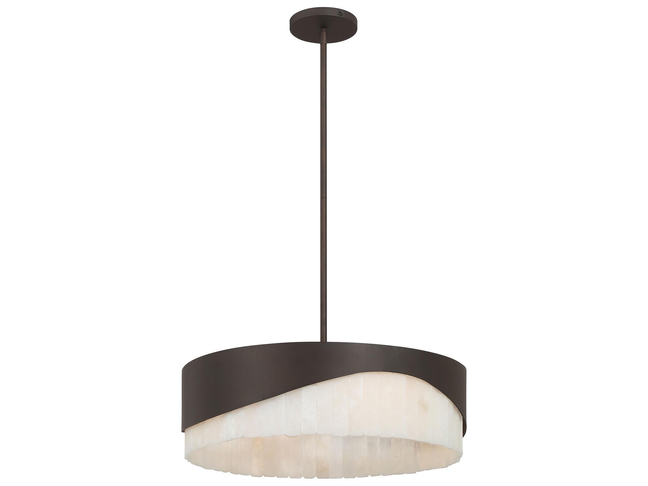 Minka Lavery Sway 4-Light Dark Bronze Drum Pendant