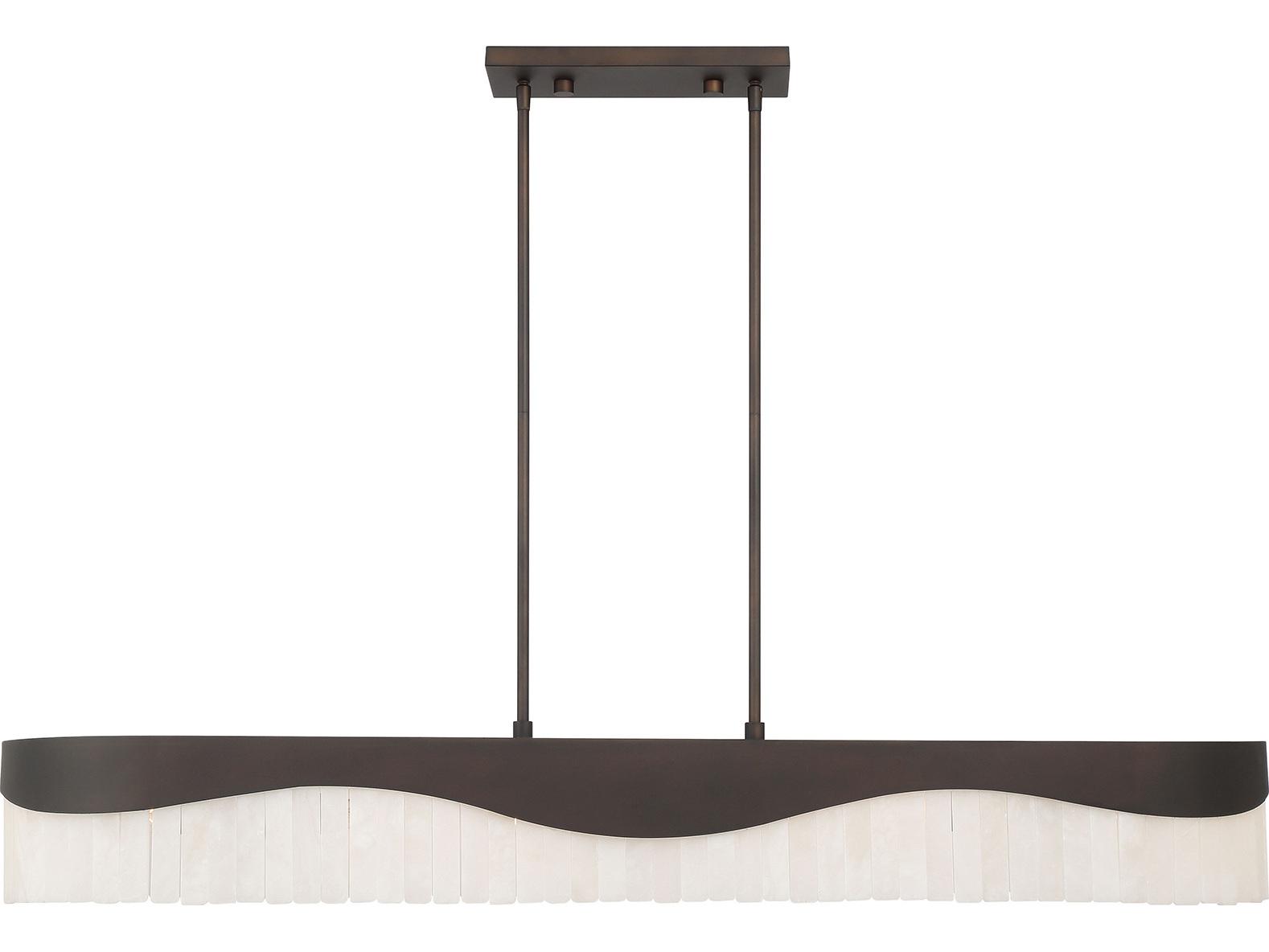 Minka Lavery Sway 6-Light Dark Bronze Linear Island Pendant